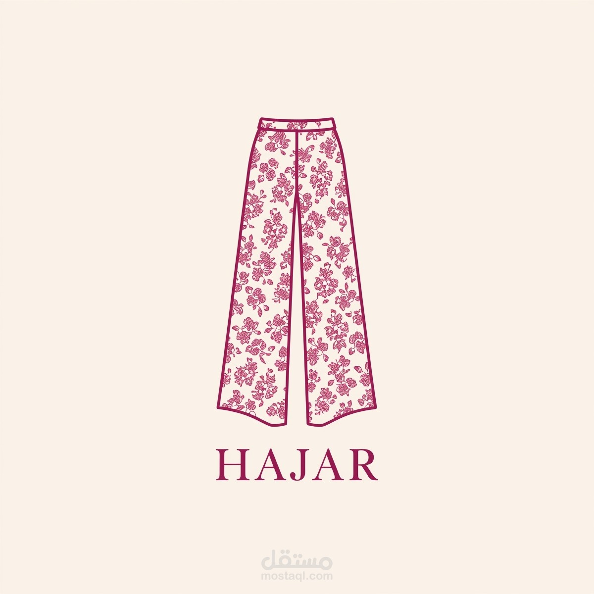 HAJAR: Minimalist Fashion Brand Identity & Packaging
