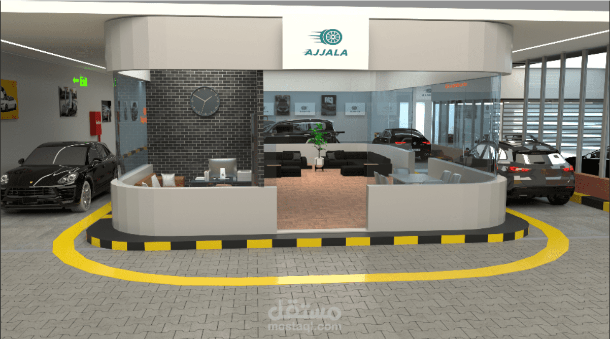 معرض لبيع السيارات بالعراق