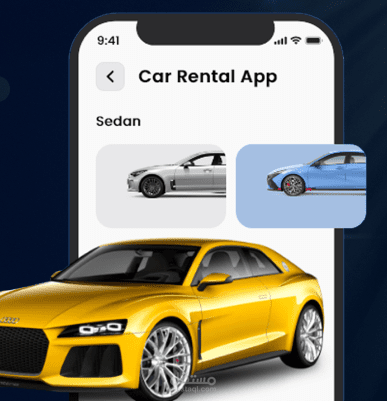 تطبيق تأجير سيارات