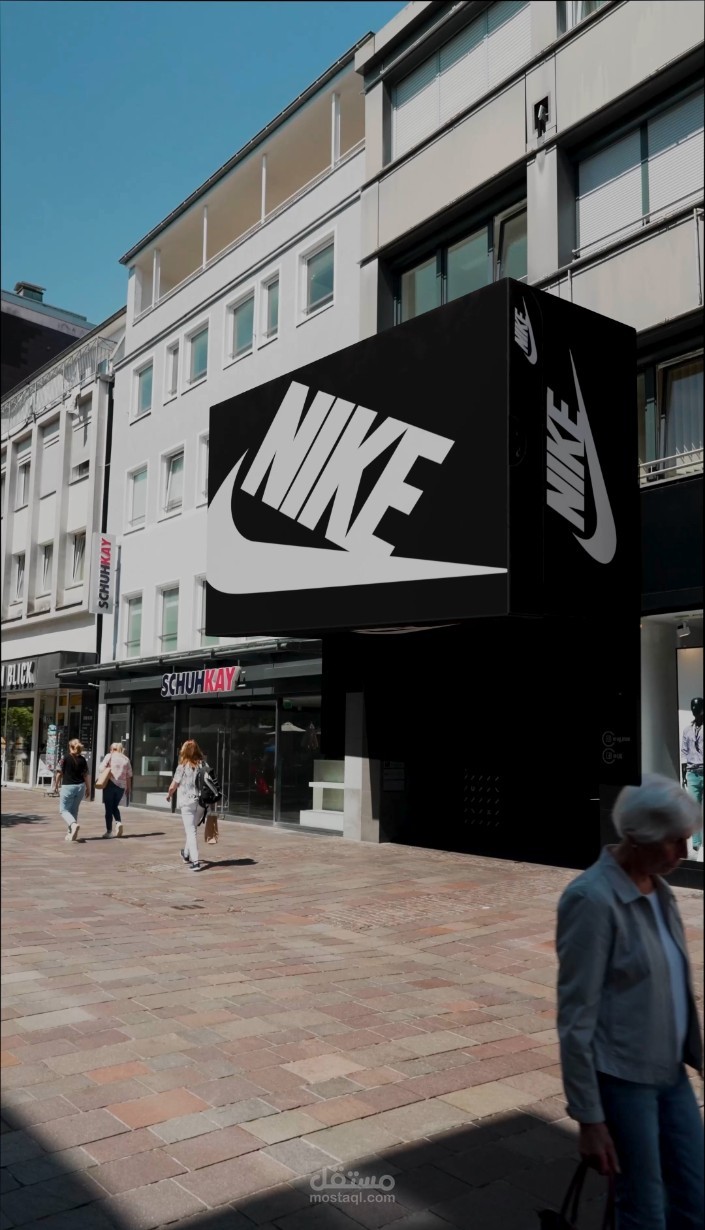 تصور إبداعي لإعلان Nike بتقنية CGI
