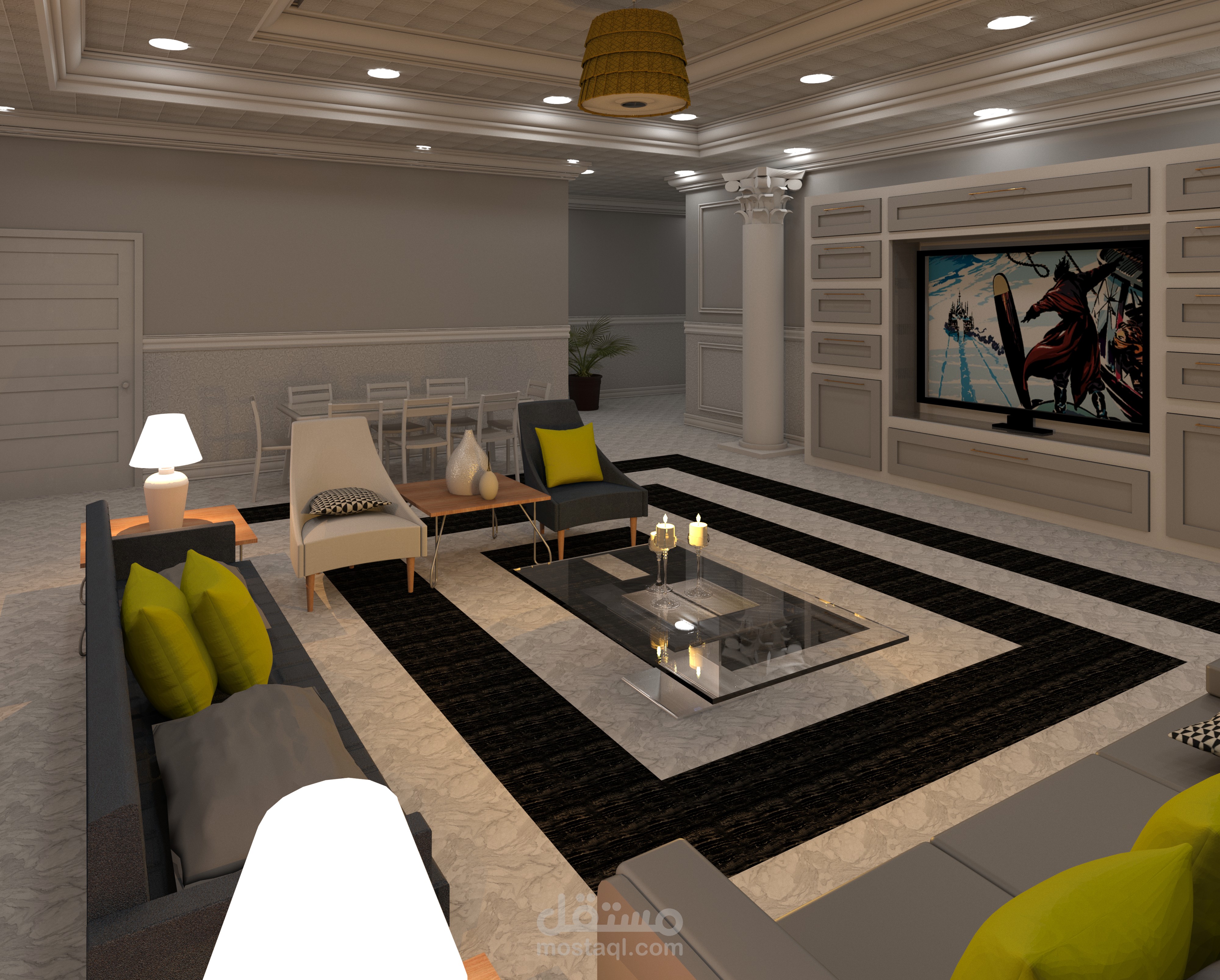 تصميم صالون مودرن