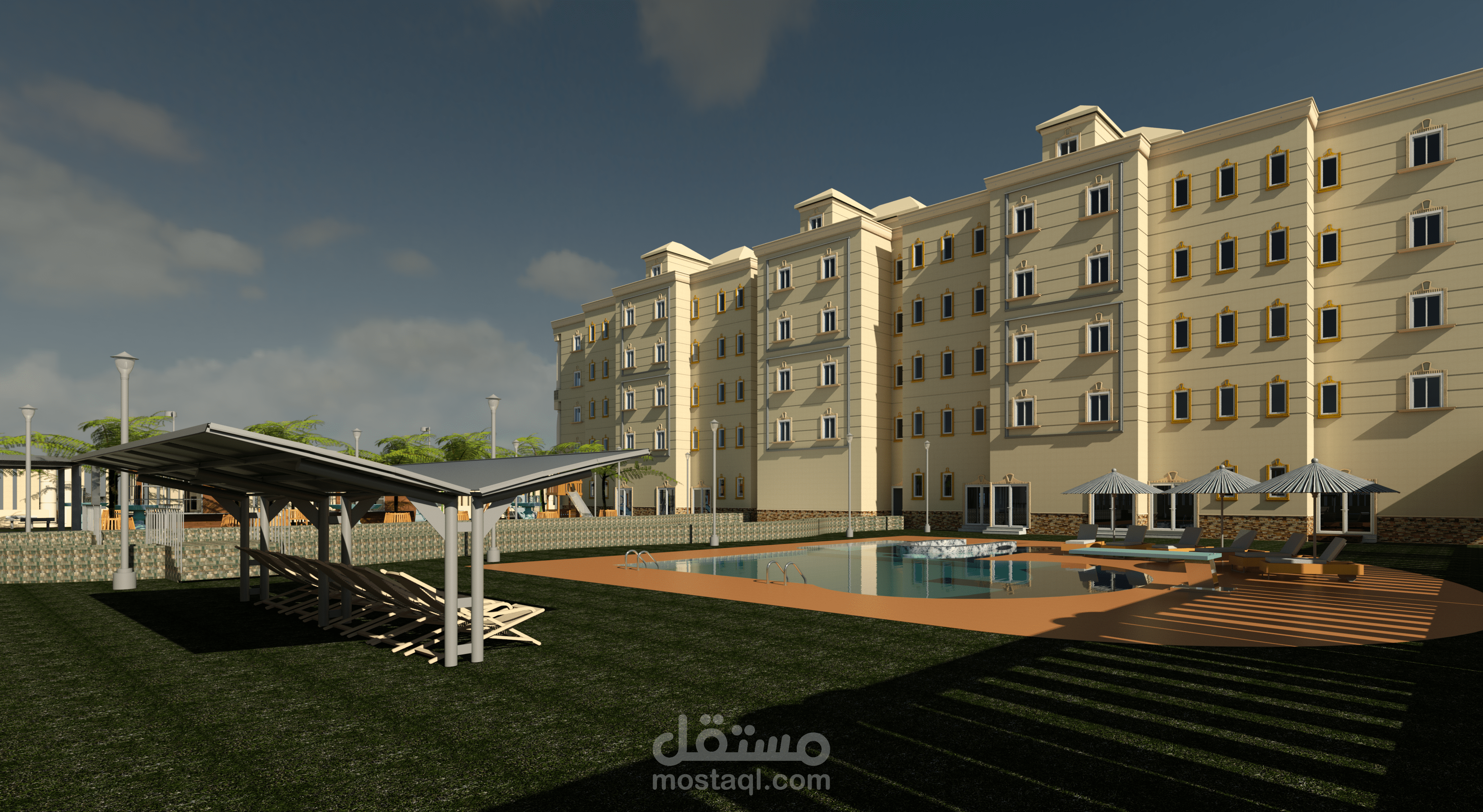 تصميم مجمع سكني