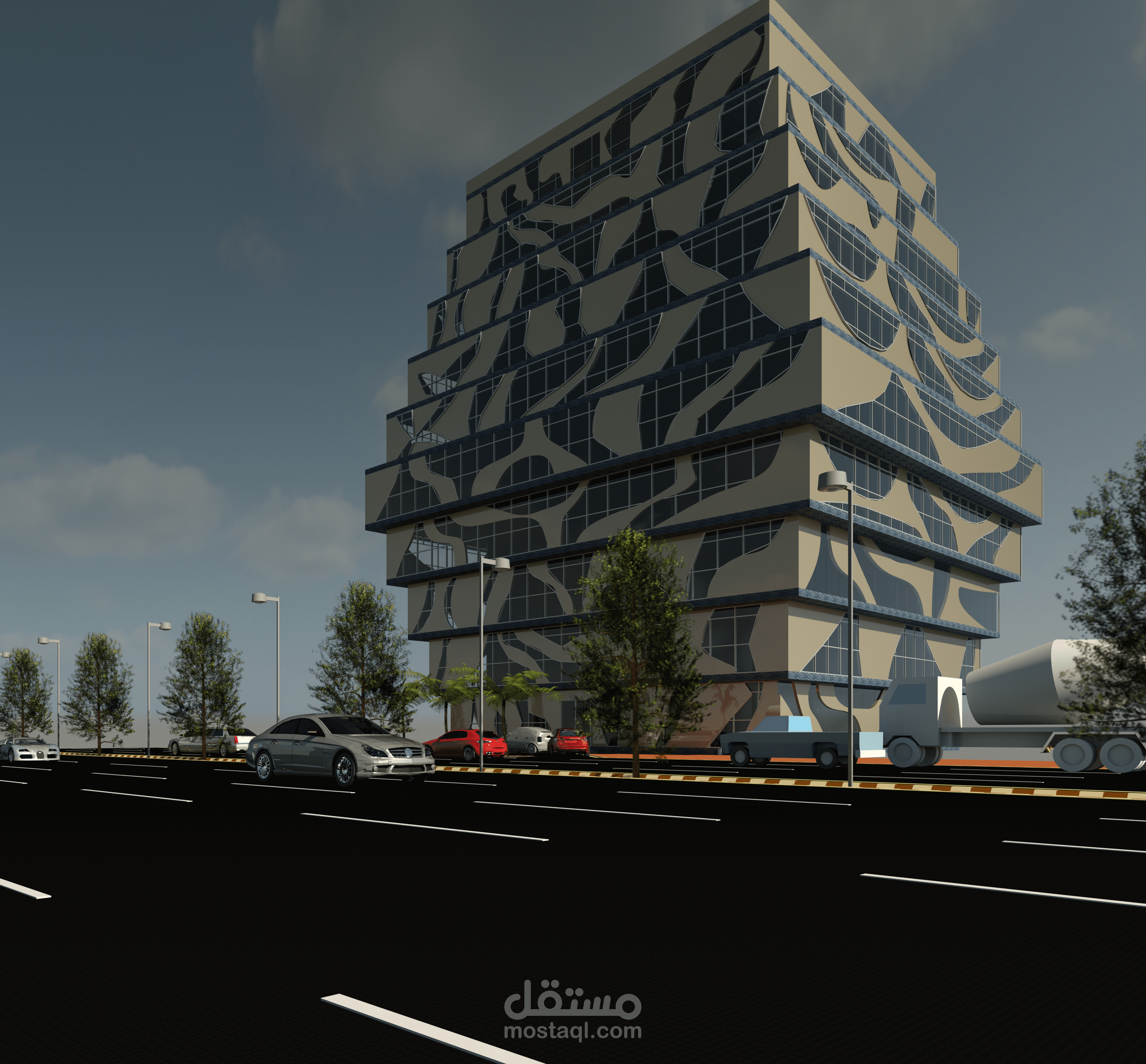 تصميم خارجي لمبنى