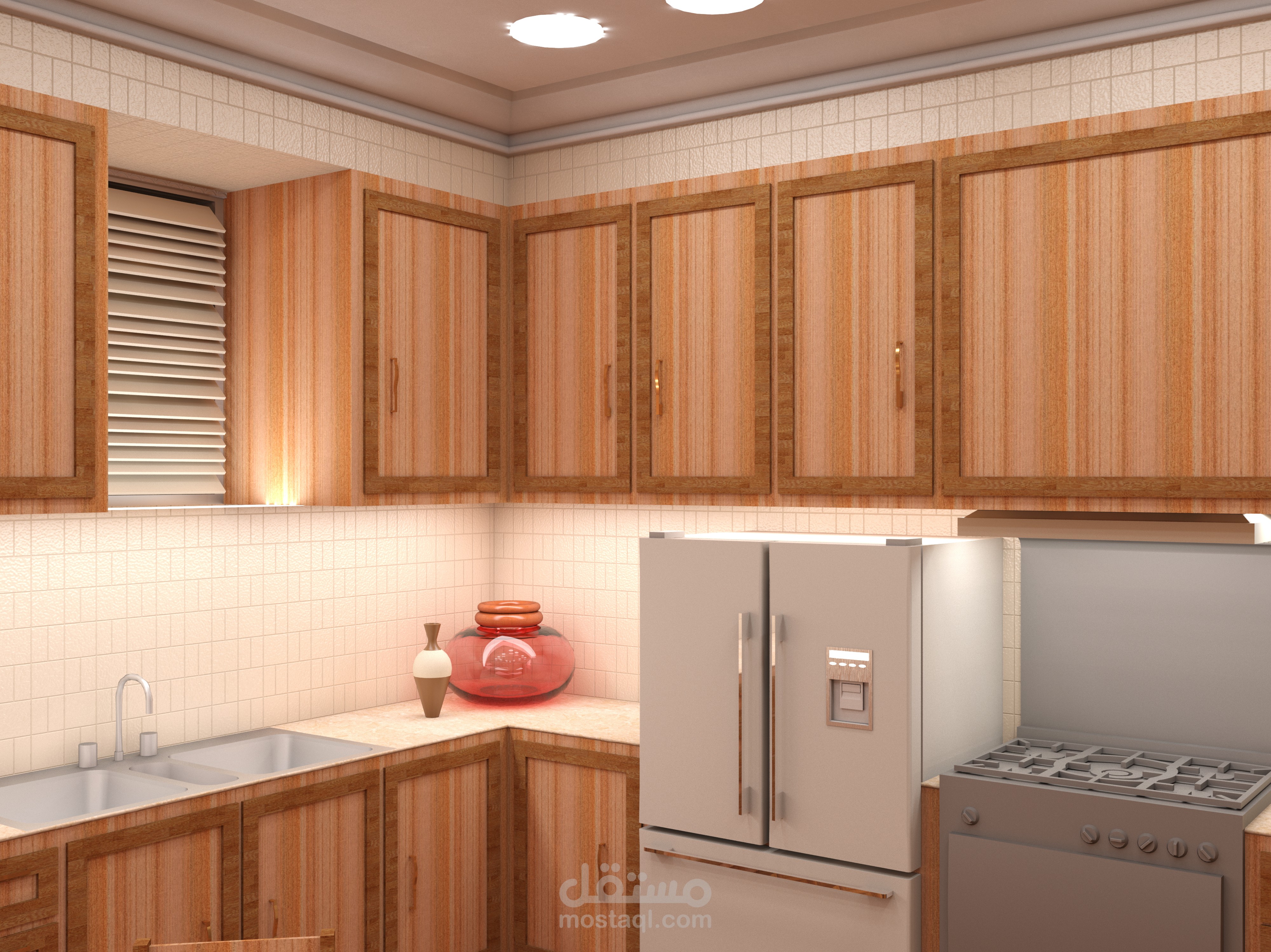 تصميم داخلي لمطبخ