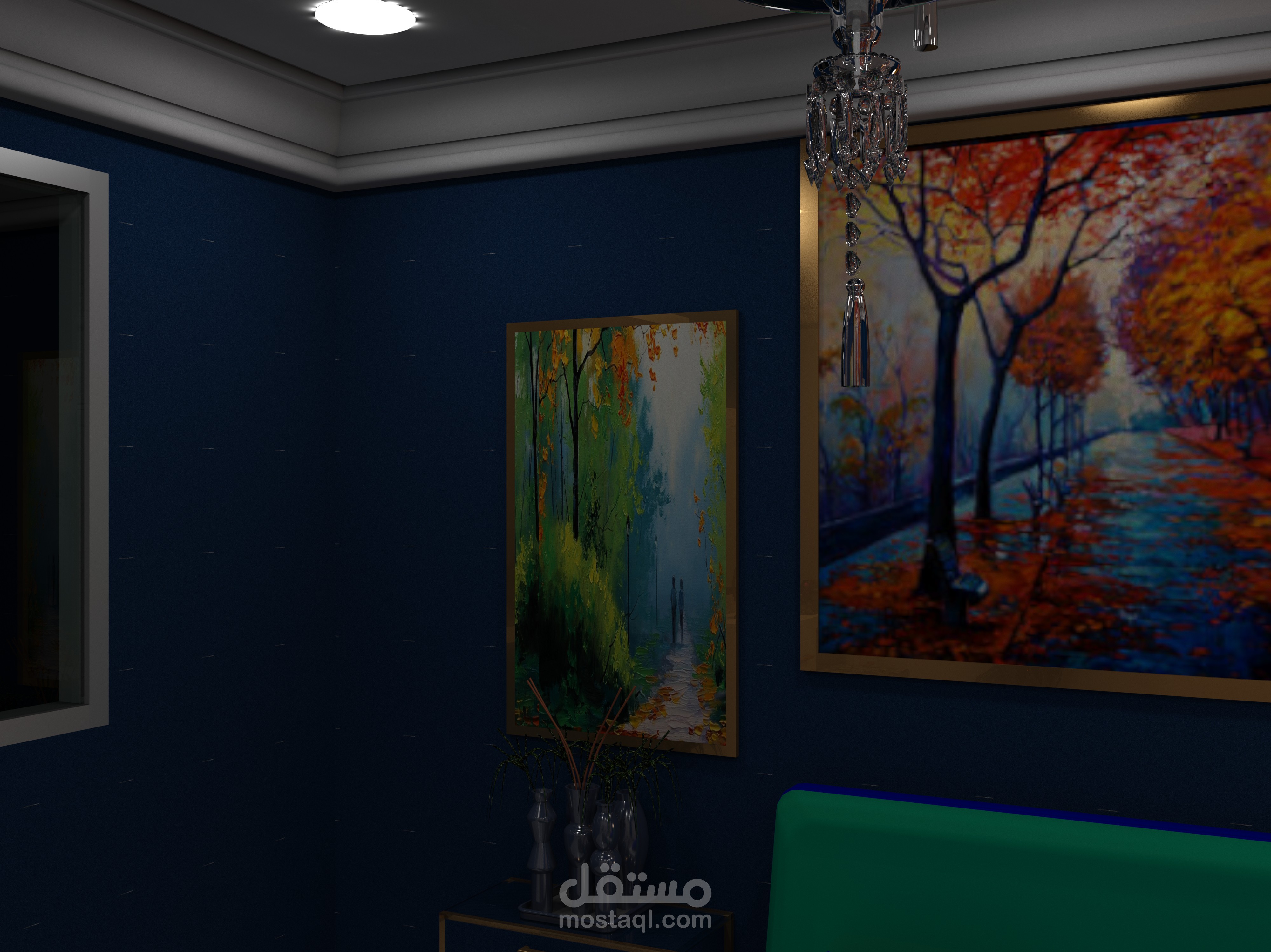 تصميم داخلي لغرفة نوم