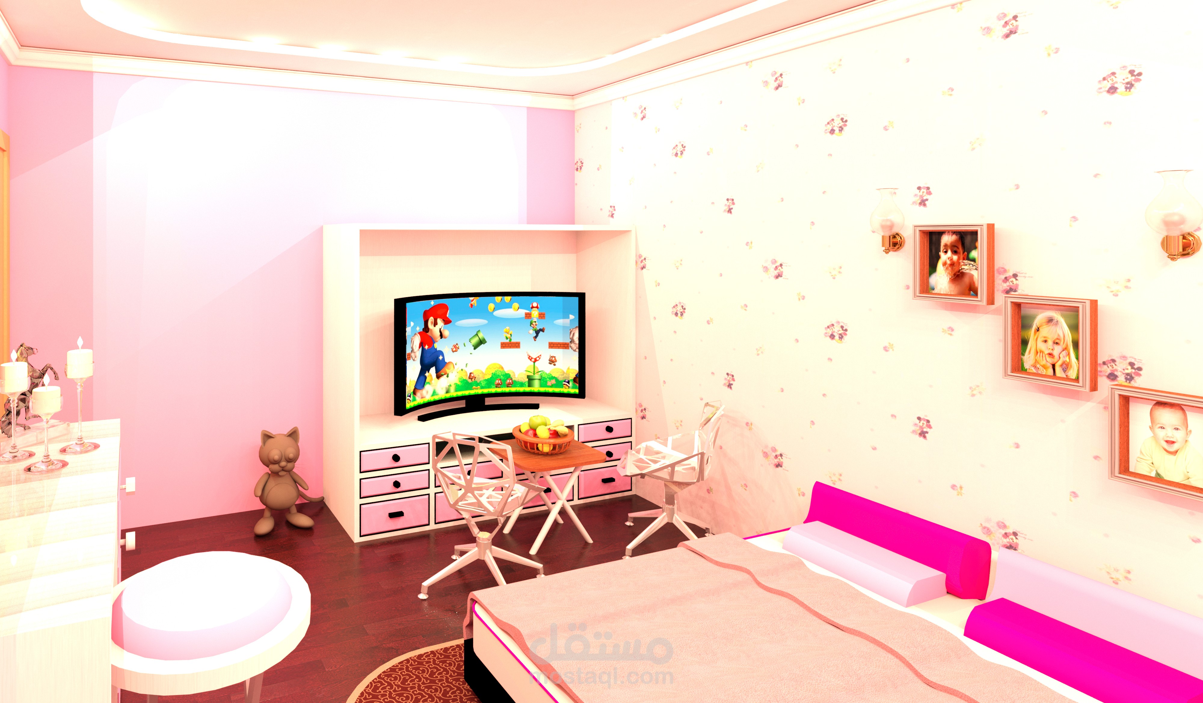 تصميم داخلي لغرفة نوم اطفال