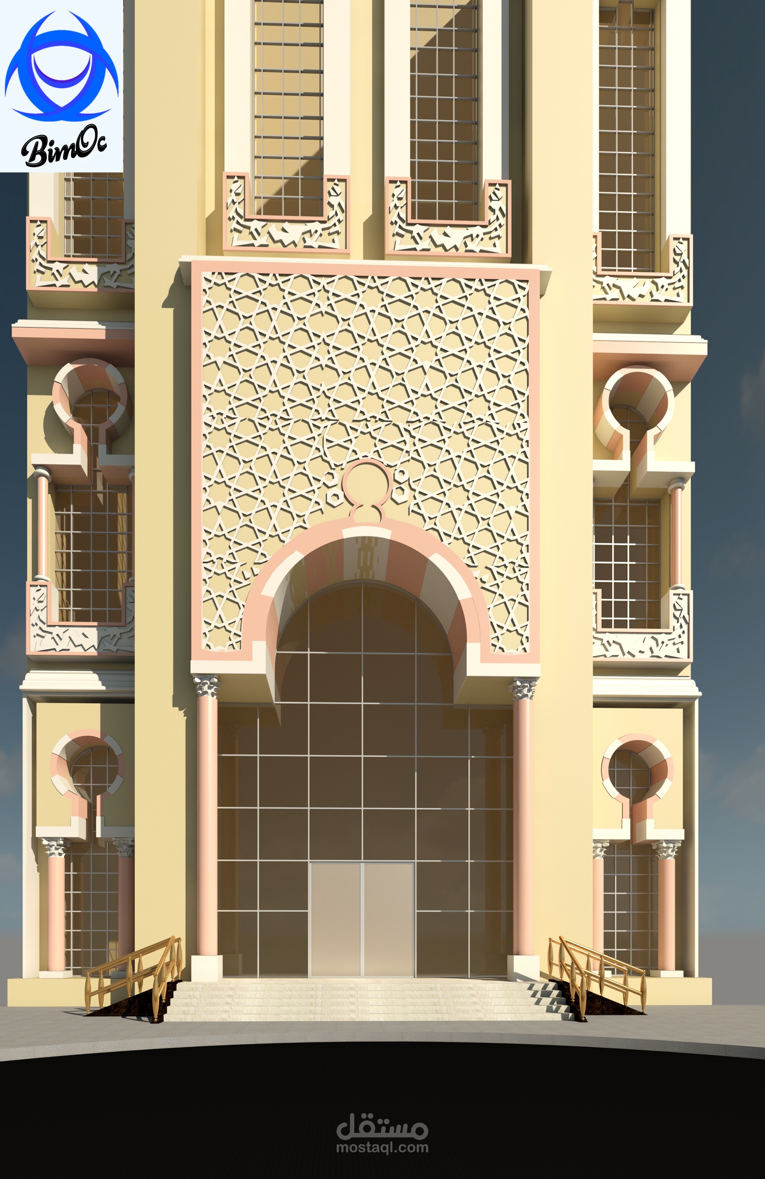 تصميم خارجي لفندق