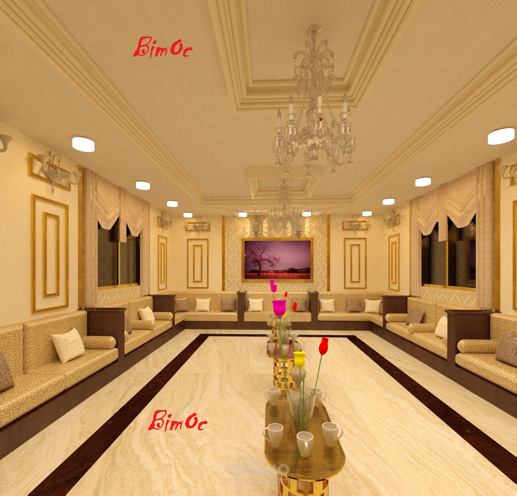 تصميم مجلس رجال