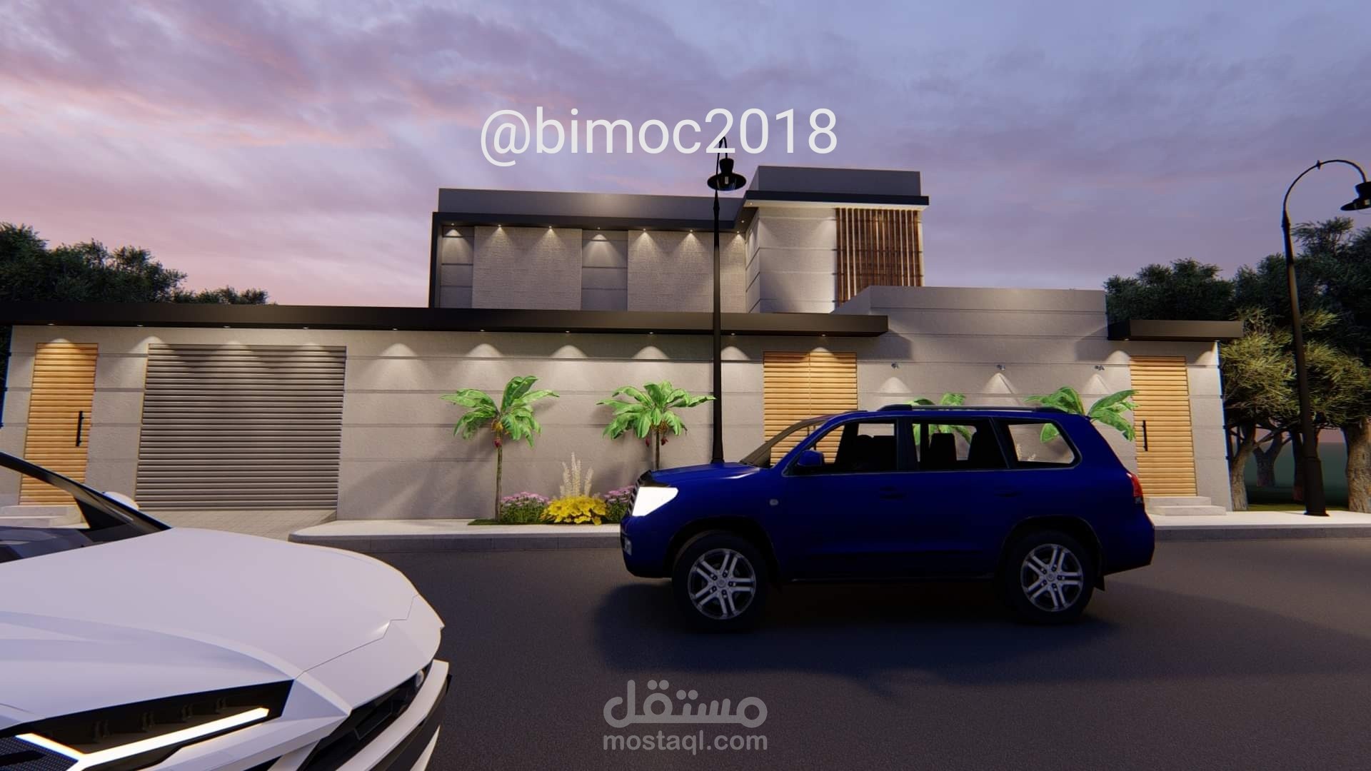 تصميم معماري لفيلا