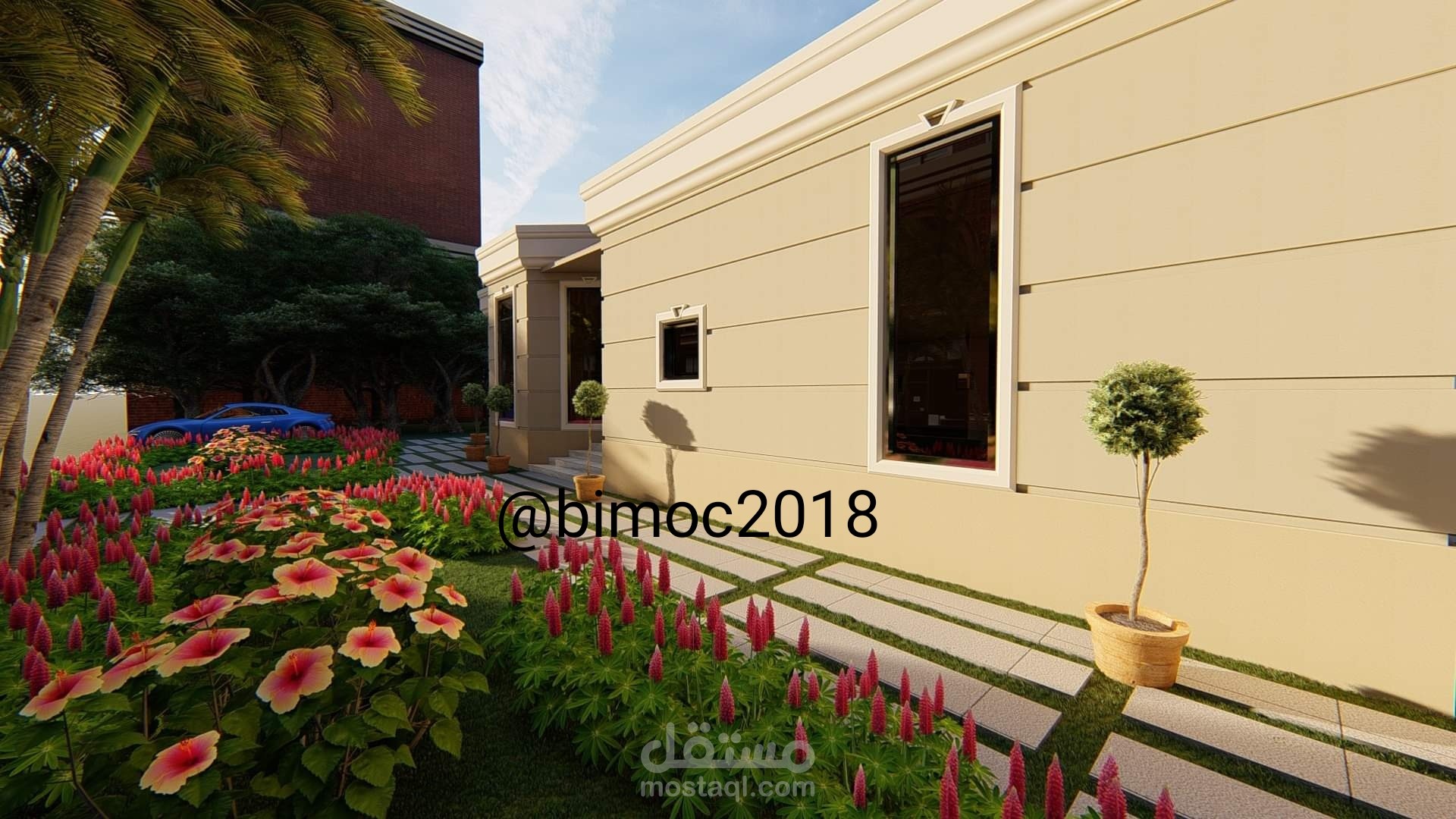 تصميم معماري لفيلا