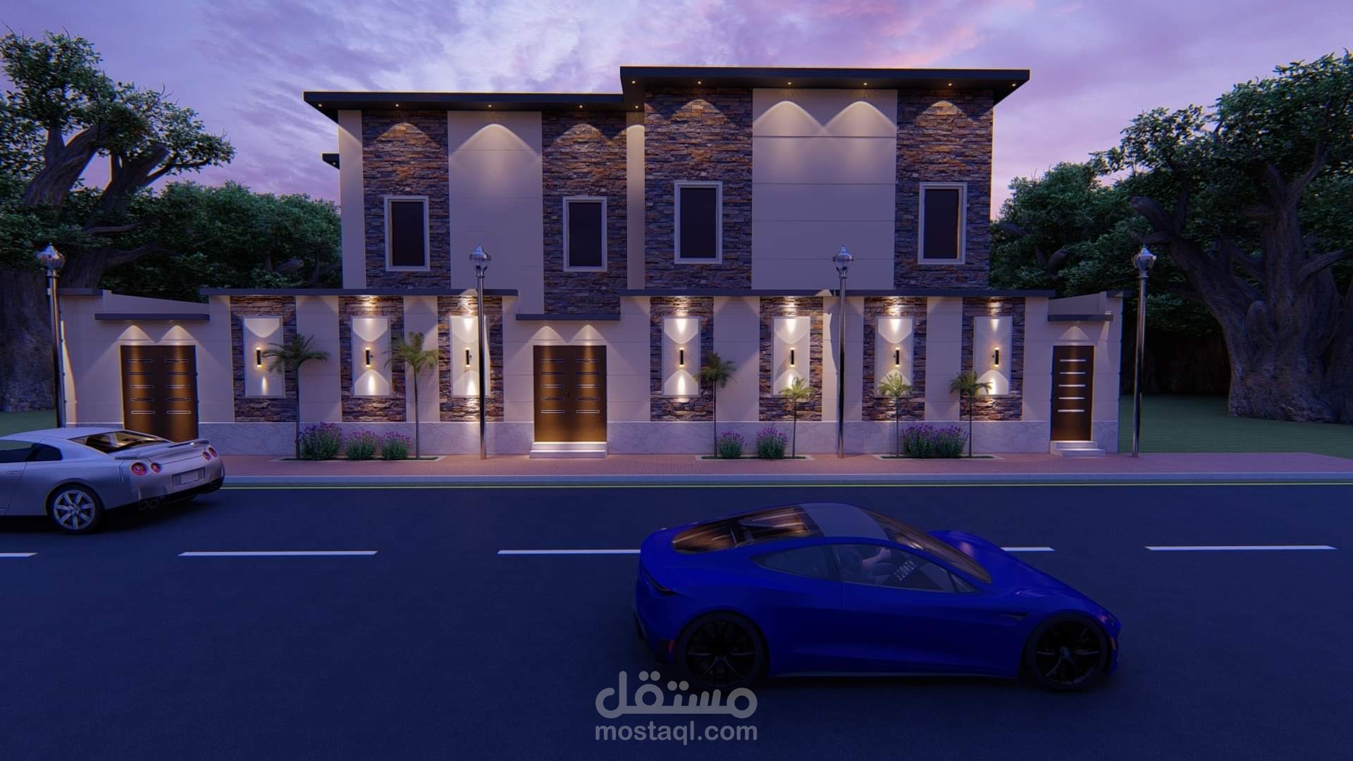 تصميم معماري لفيلا