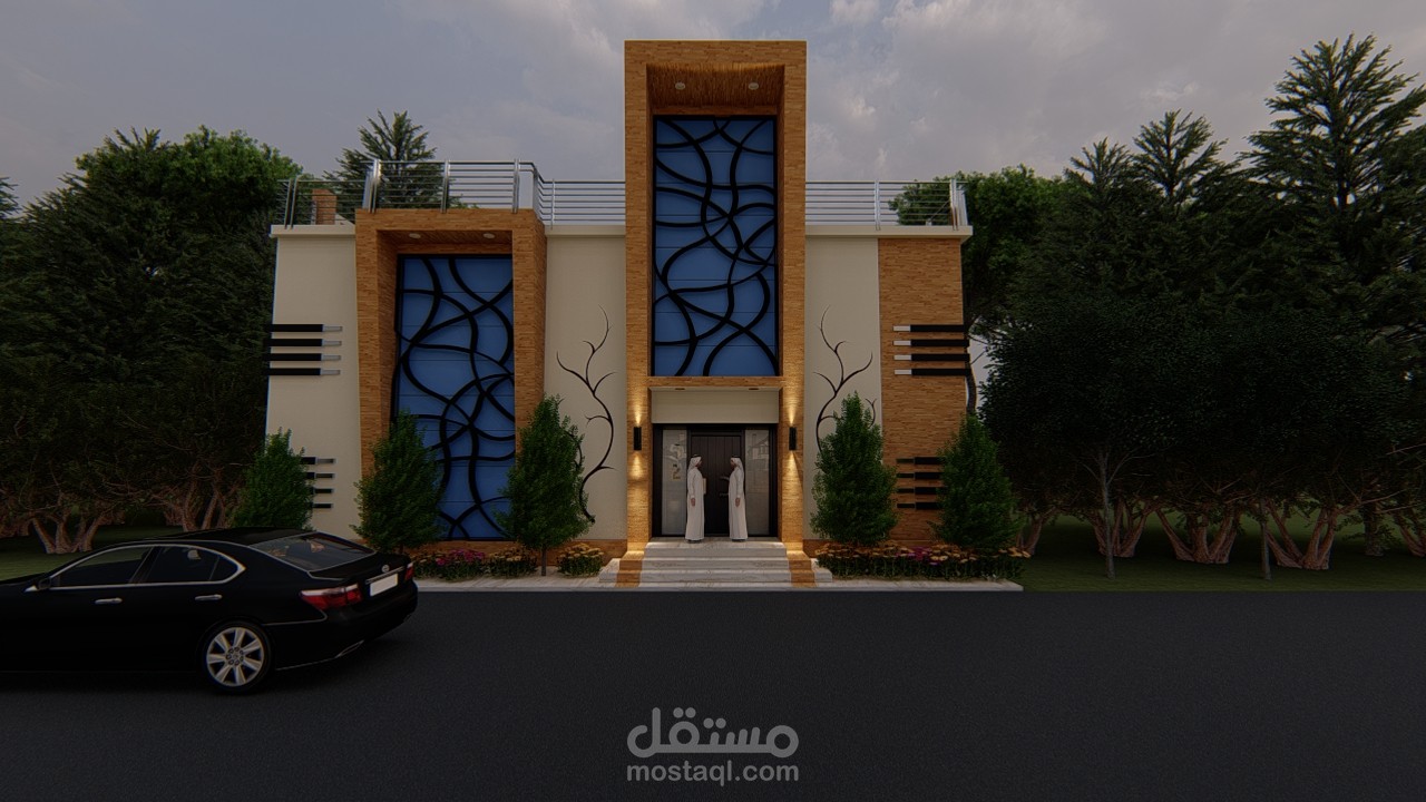 تصميم فيلا  بالسعودية