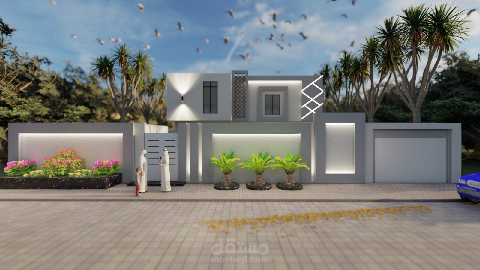 تصميم فيلا خارجي