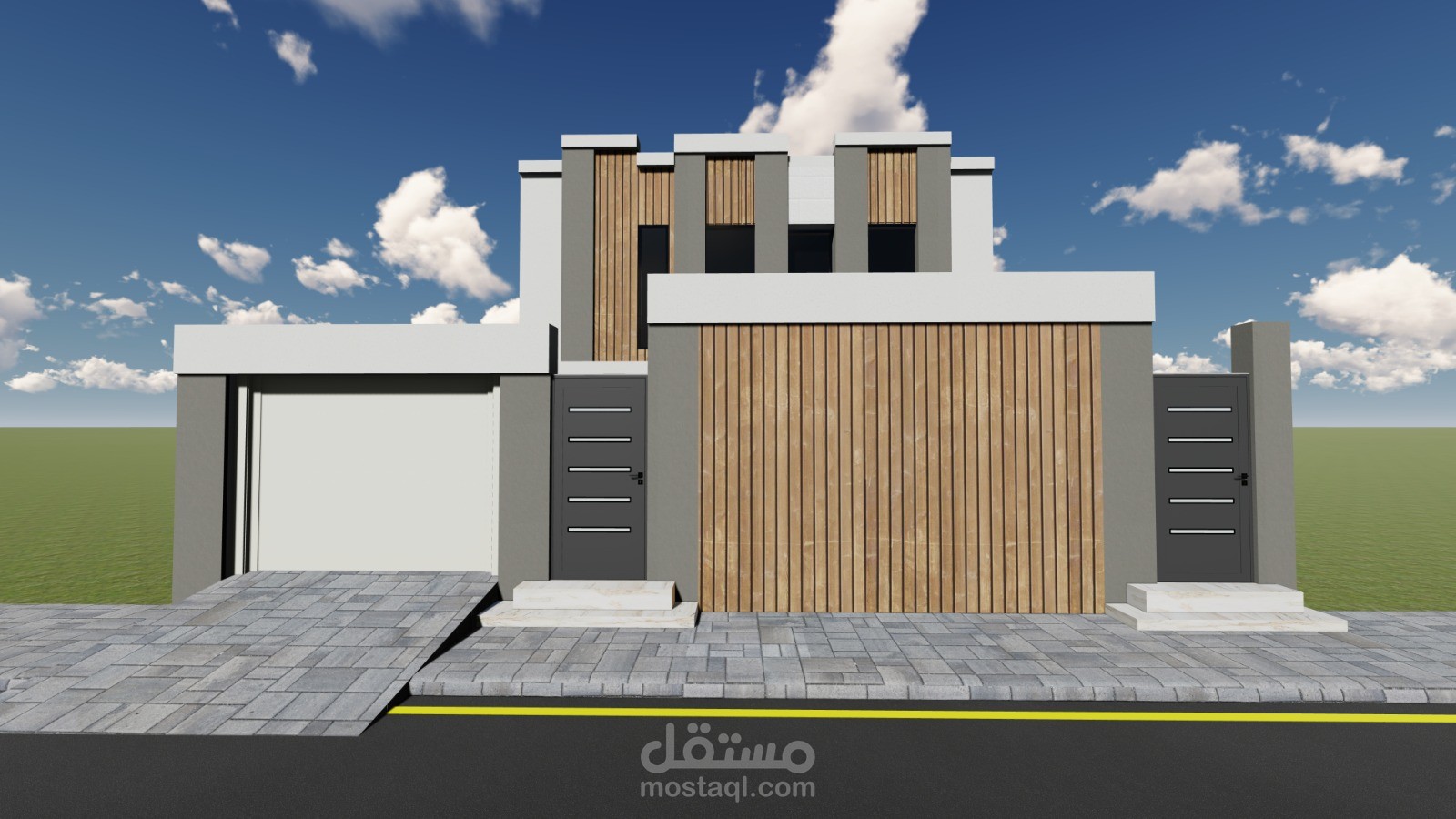 تصميم فيلا مودرن