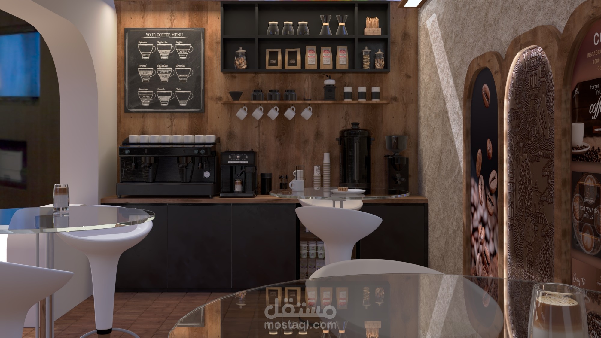 معرض ( بوث ) قهوة BOOTH FOR COFFE BRAND