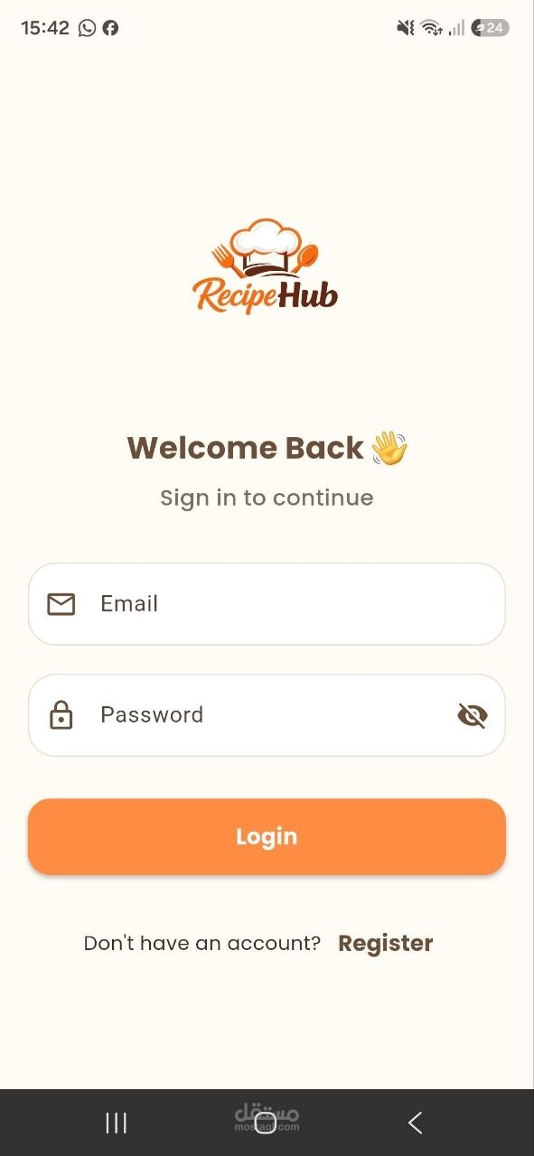 RecipeHub – Flutter Recipe Application