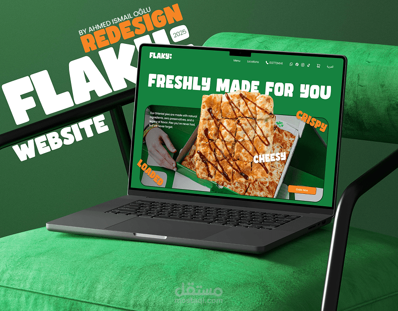 Flaky Website Redesign