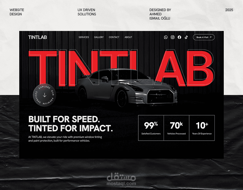 Tintlab Website Design