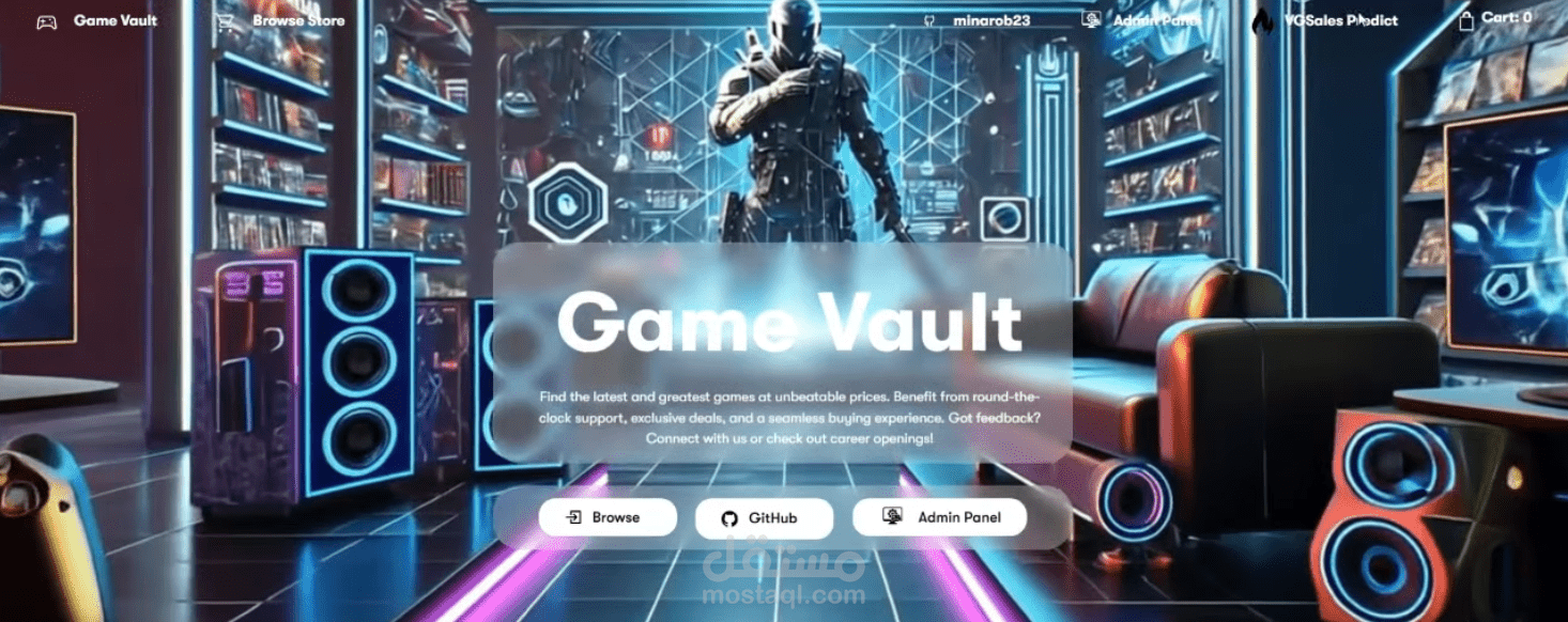 AI-Powered Game Vault