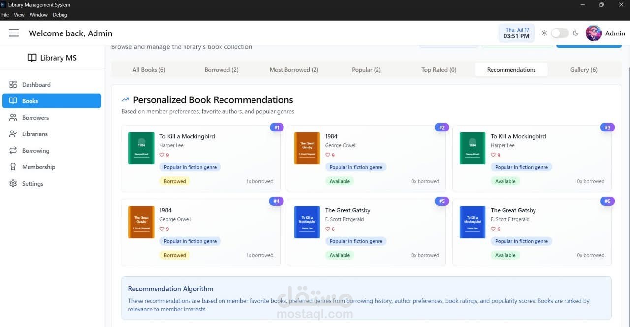 Library Management System Platform