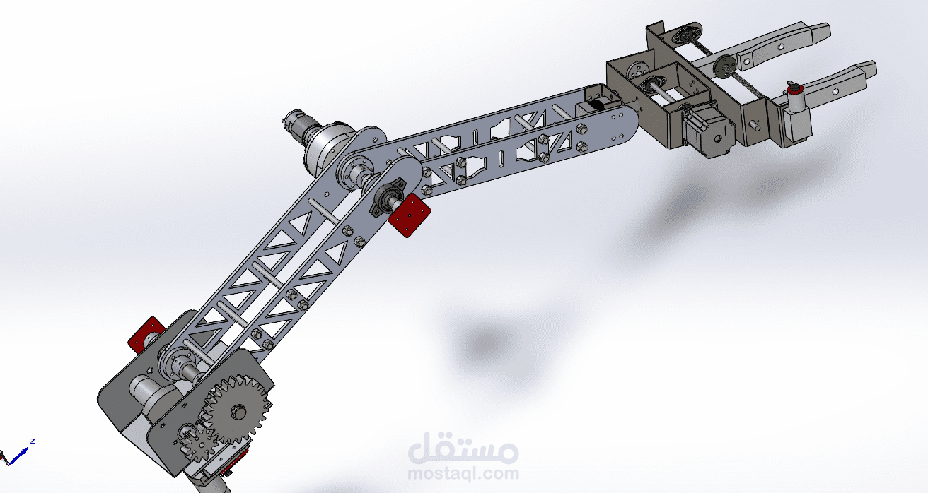 5-DOF Robotic Arm Design for Space Applications