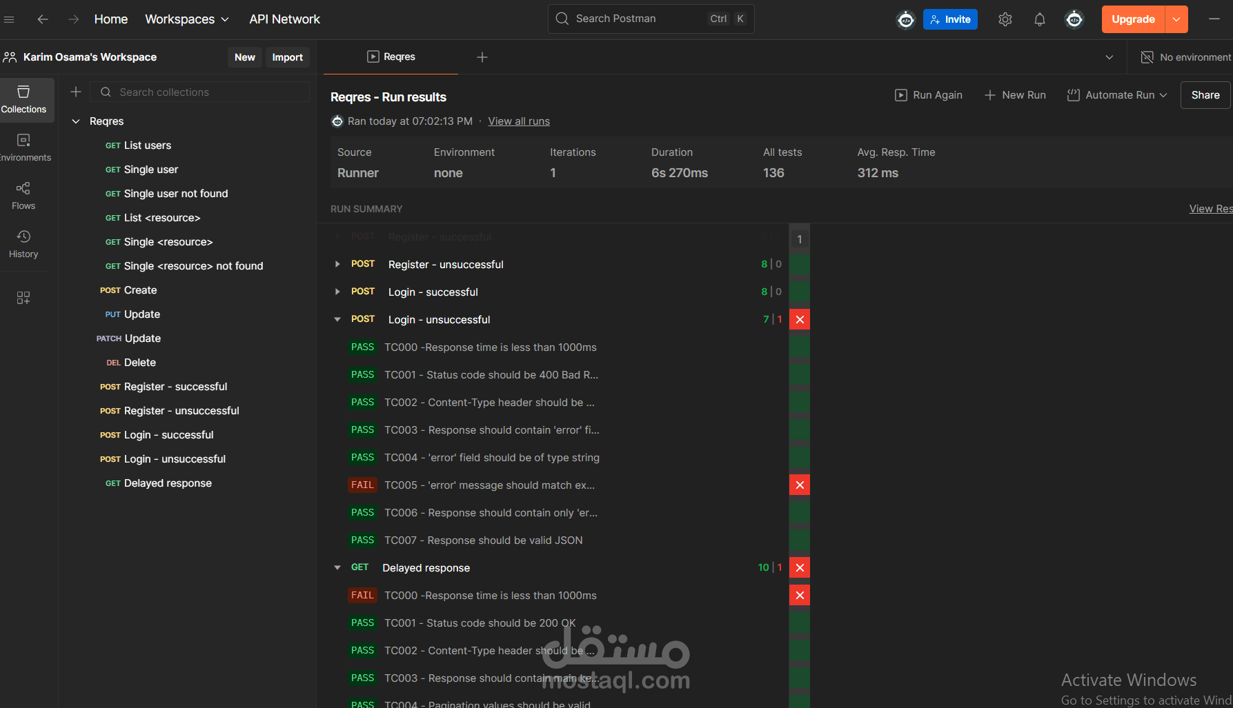 Reqres API Testing