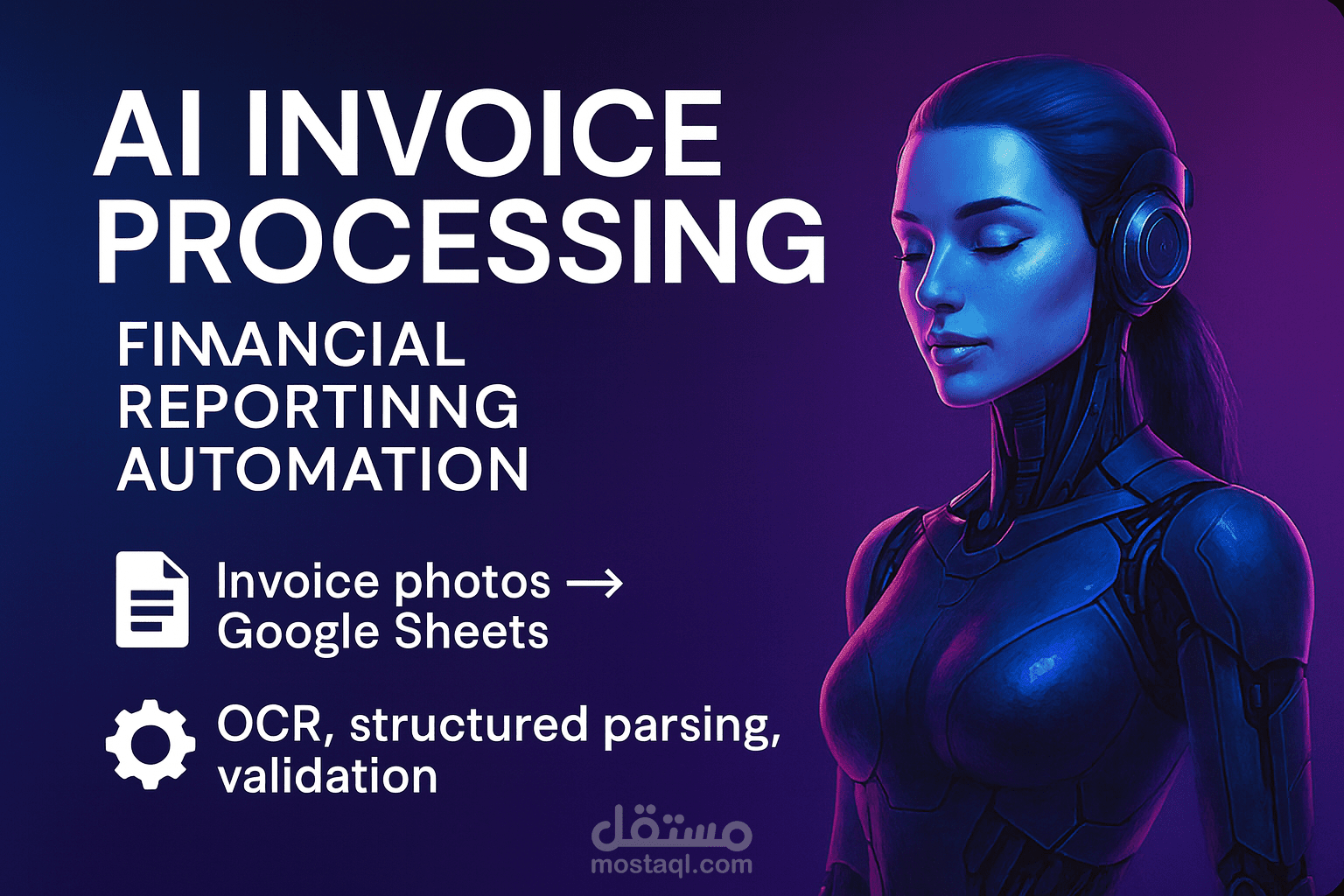 معالجة الفواتير وإعداد التقارير المالية باستخدام الذكاء الاصطناعي