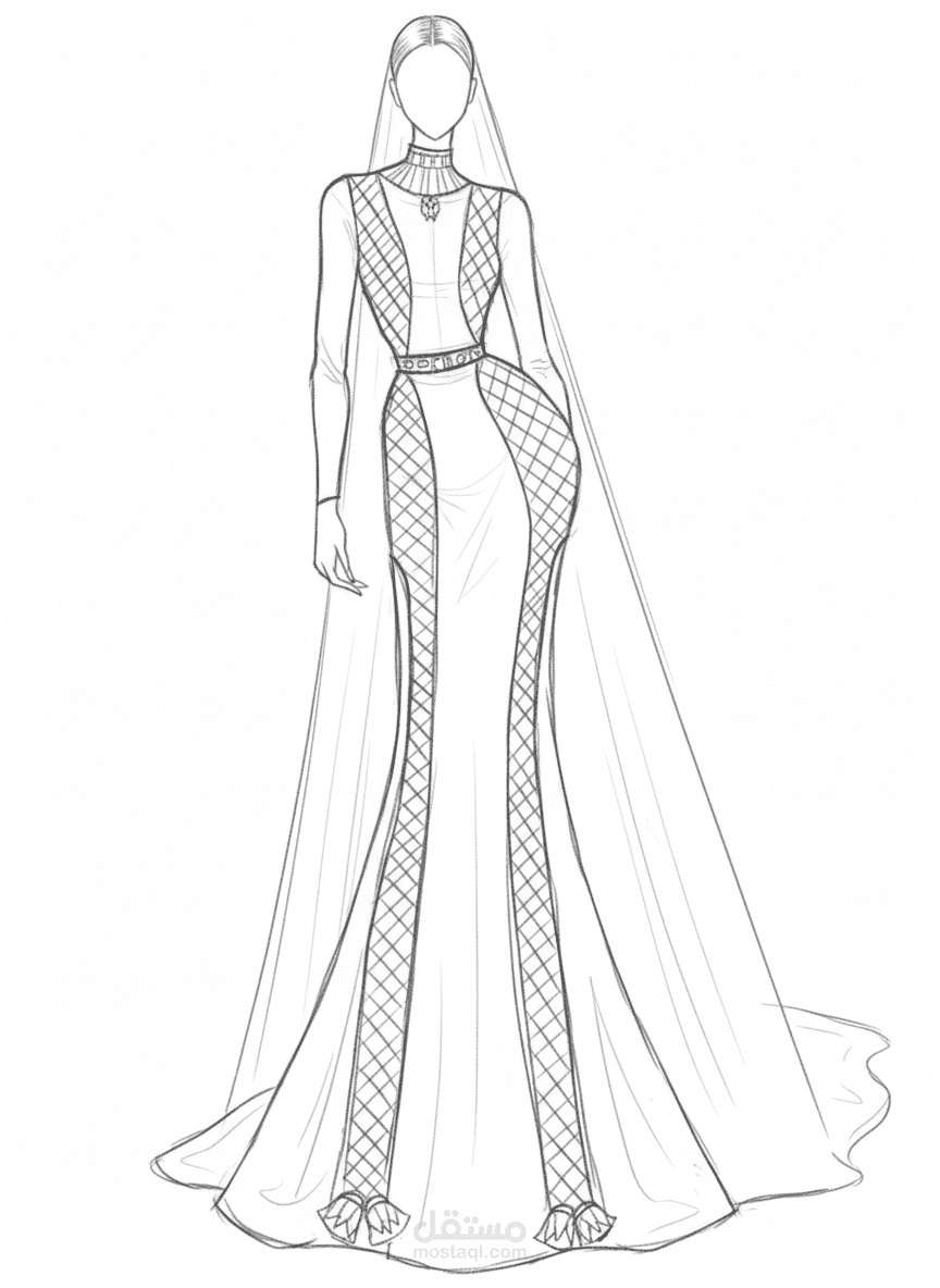 فستان عروس النيل