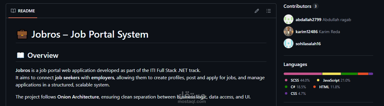 منصة توظيف متكاملة (ASP.NET Core MVC & EF Core)