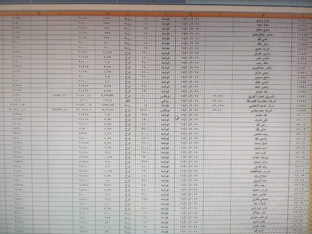 مدخل بيانات