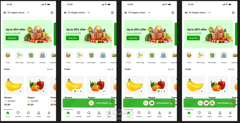 Fruits App UI Design