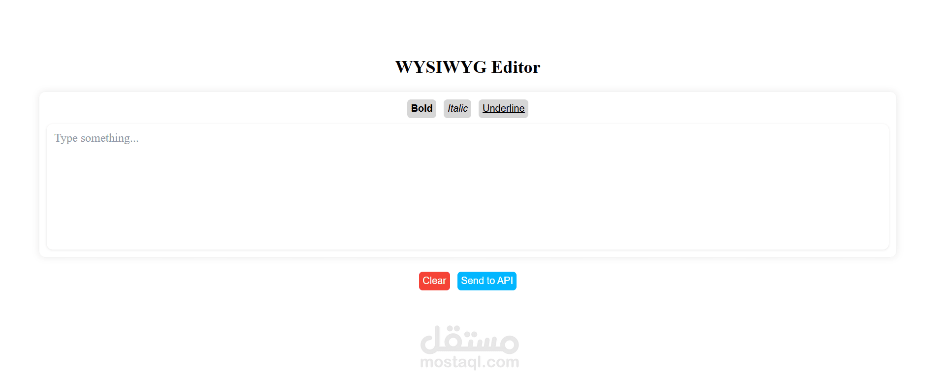 wysiwyg editor