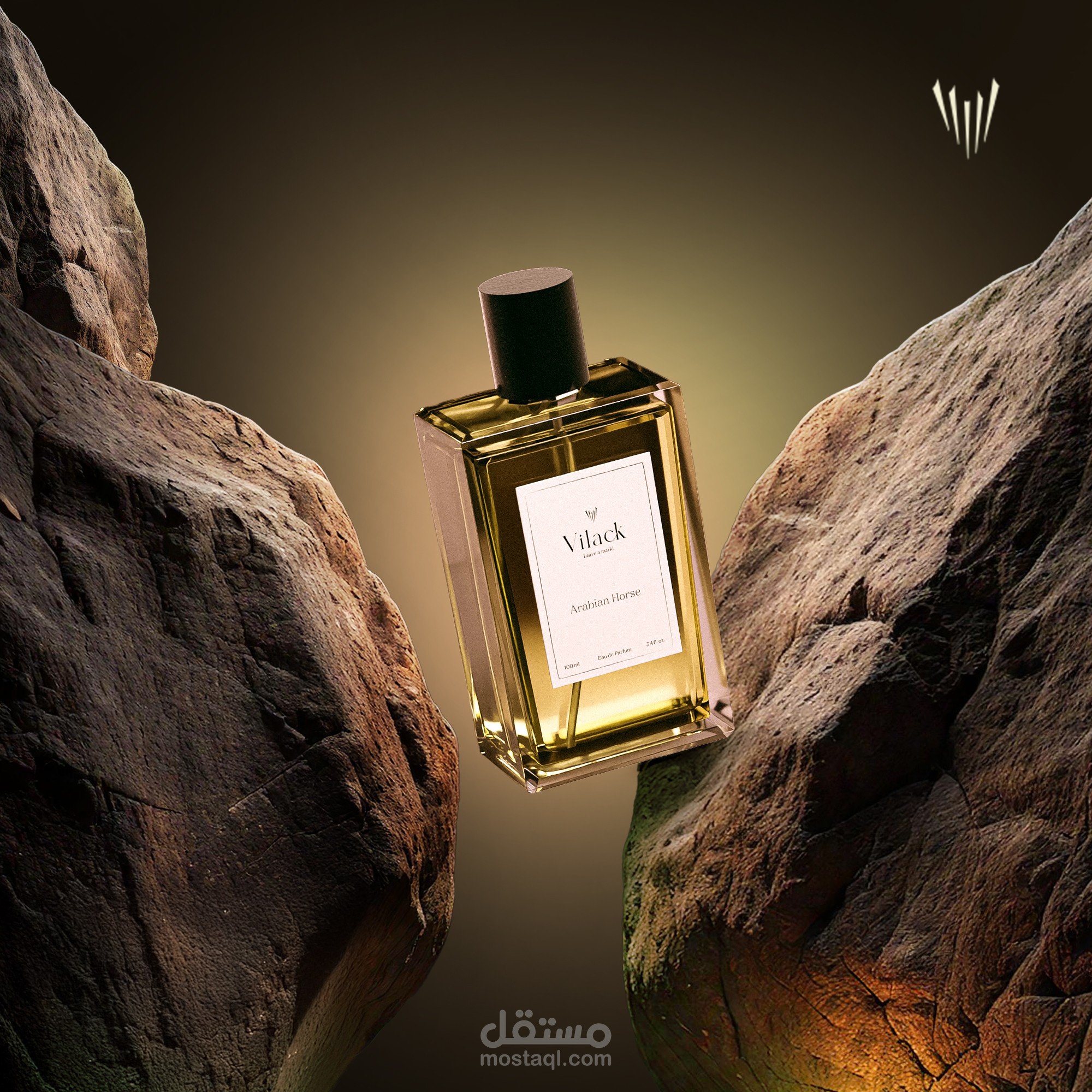 تصميم ملف هوية لبراند عطور vilach