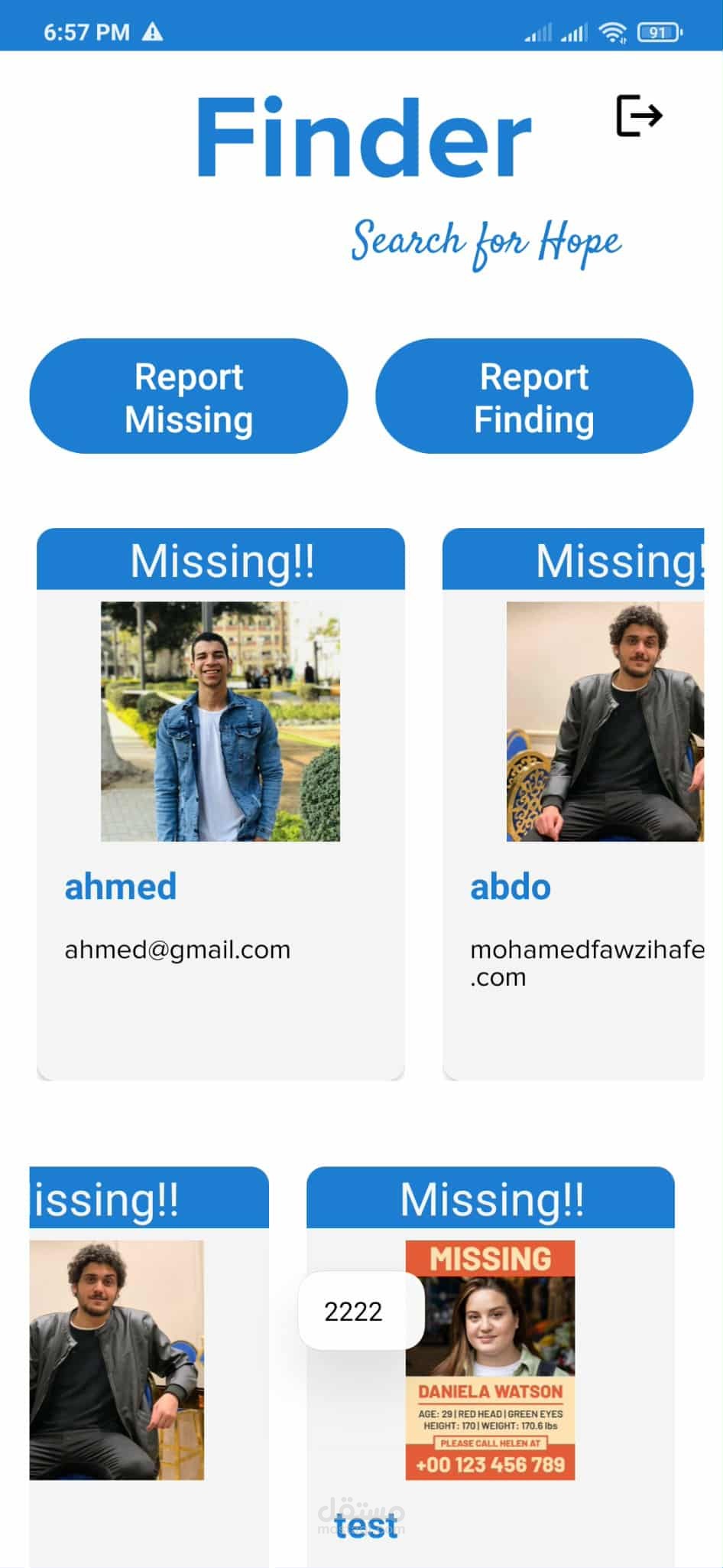 Lost Person Finder