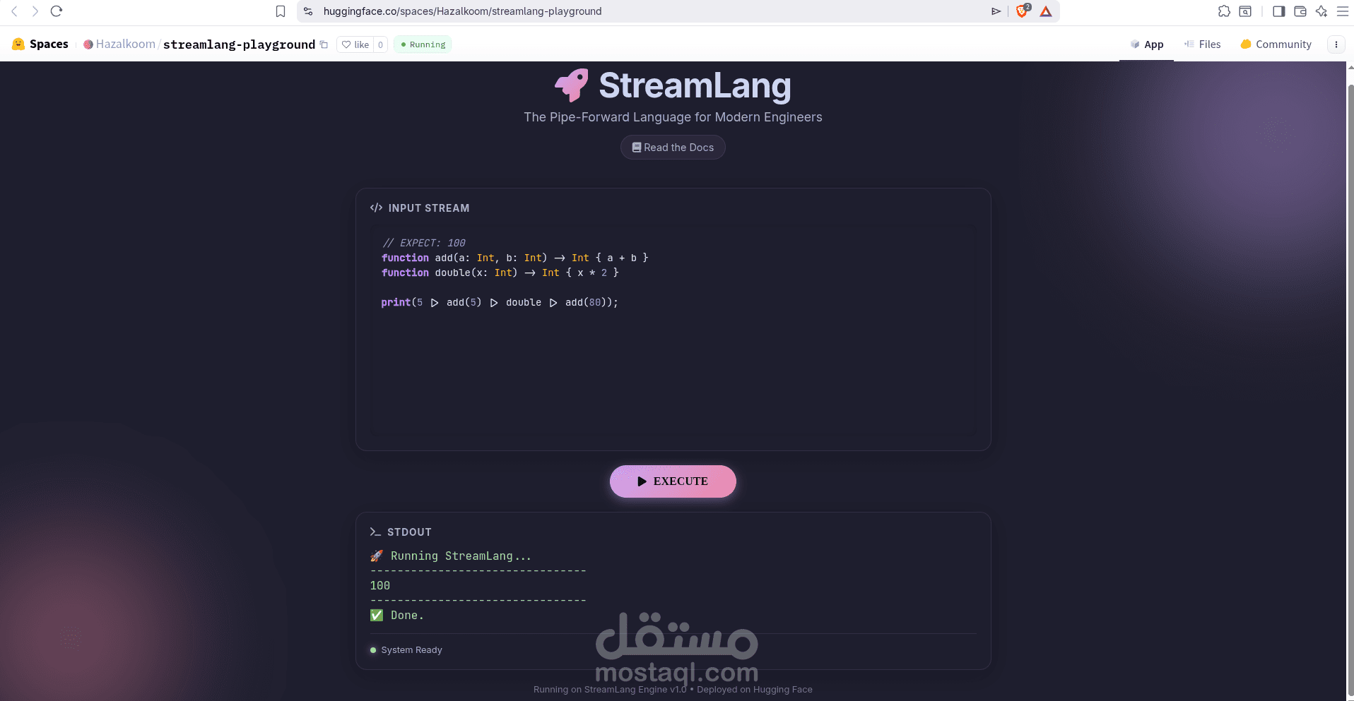 StreamLang
