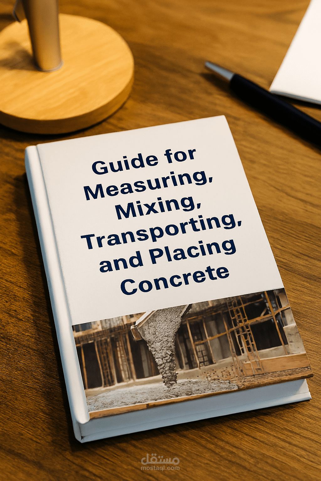 ترجمة لكتاب "دليل قياس وخلط ونقل ووضع الخرسانة" الصادر من لجنة المعهد الأمريكي للخرسانة ACI