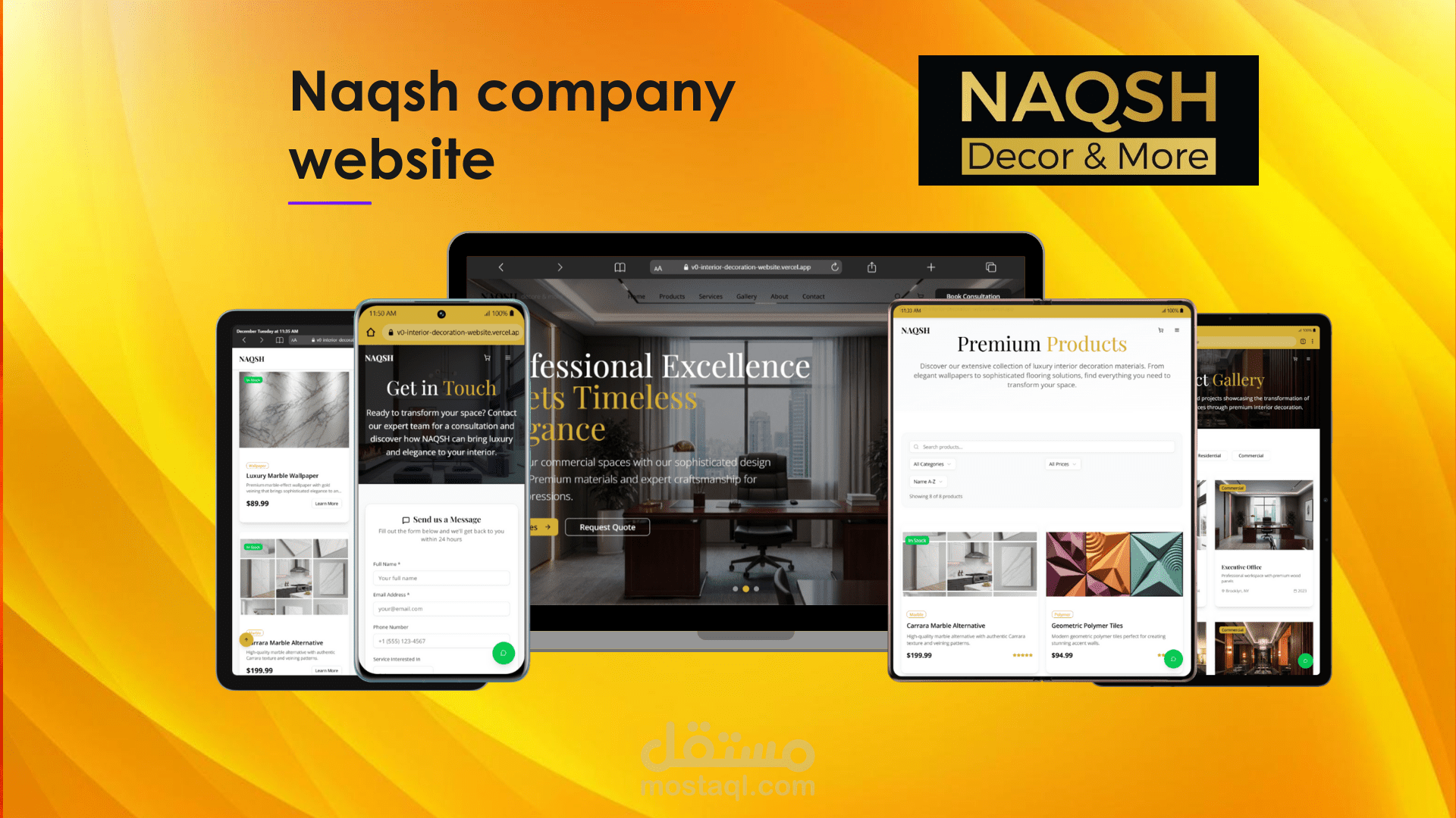 Naqsh decor company website