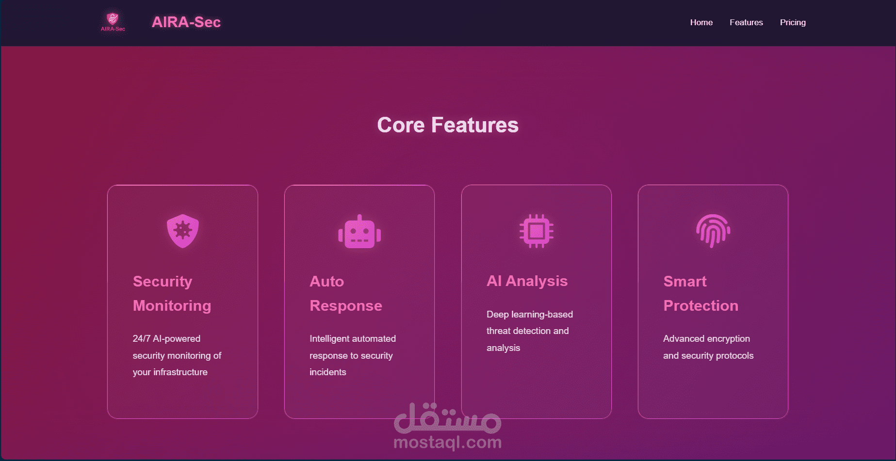 تطوير موقع بإستخدام الذكاء الاصطناعي