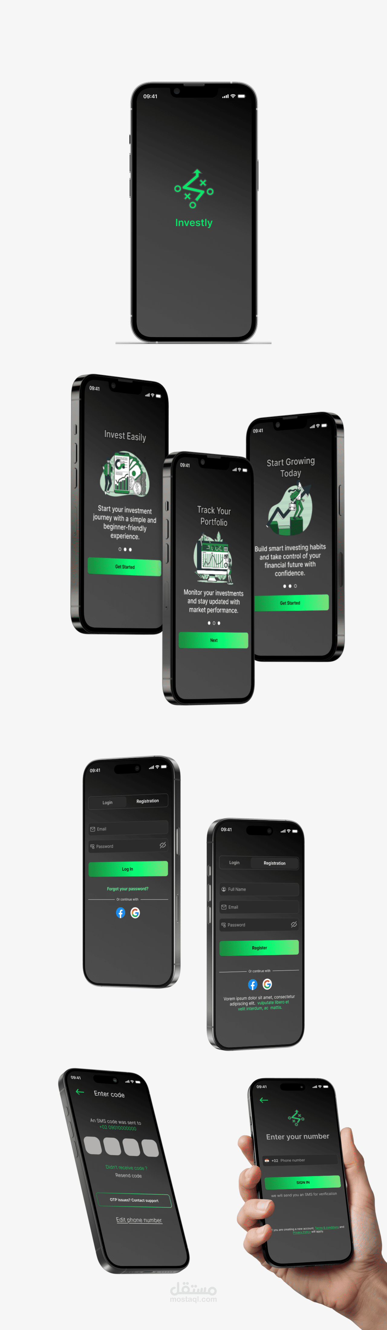 Investly - Investment Mobile App UI/UX Design