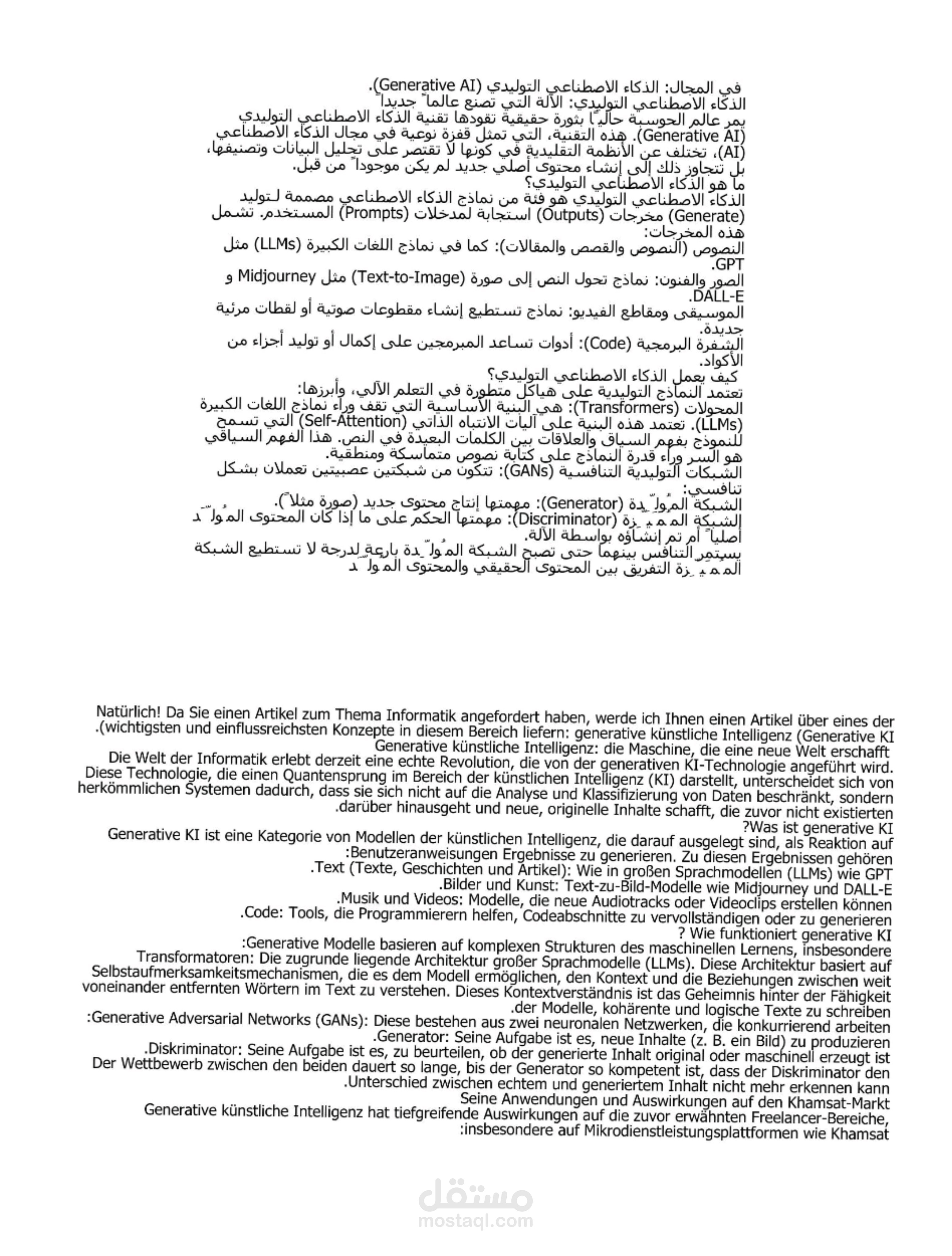 مقالة متخصصة بعلم الحاسوب