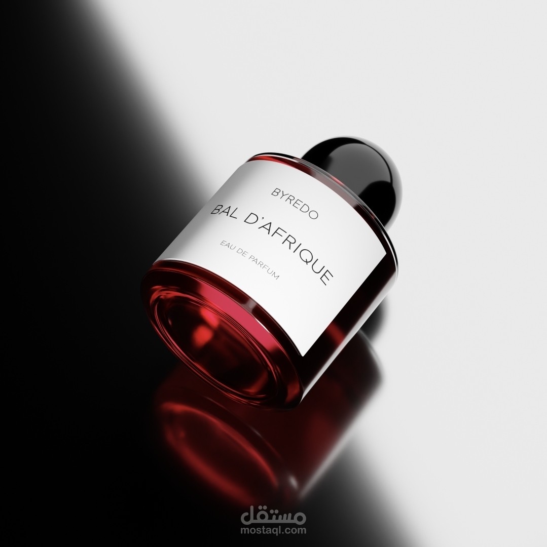 نموذج ثلاثي الأبعاد لزجاجة عطر