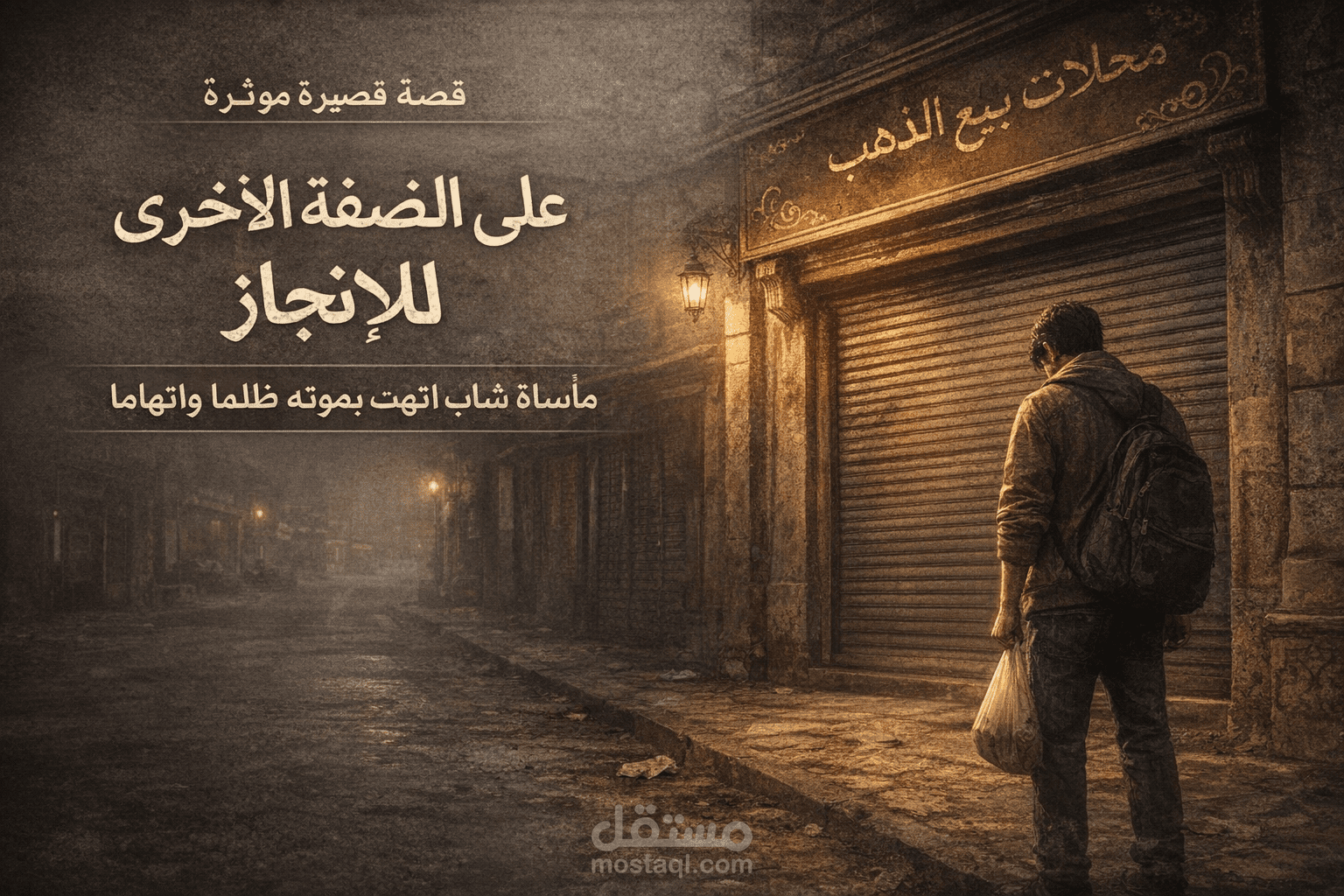 كتابة قصة قصيرة إنسانية مؤثرة ذات بُعد اجتماعي ونفسي