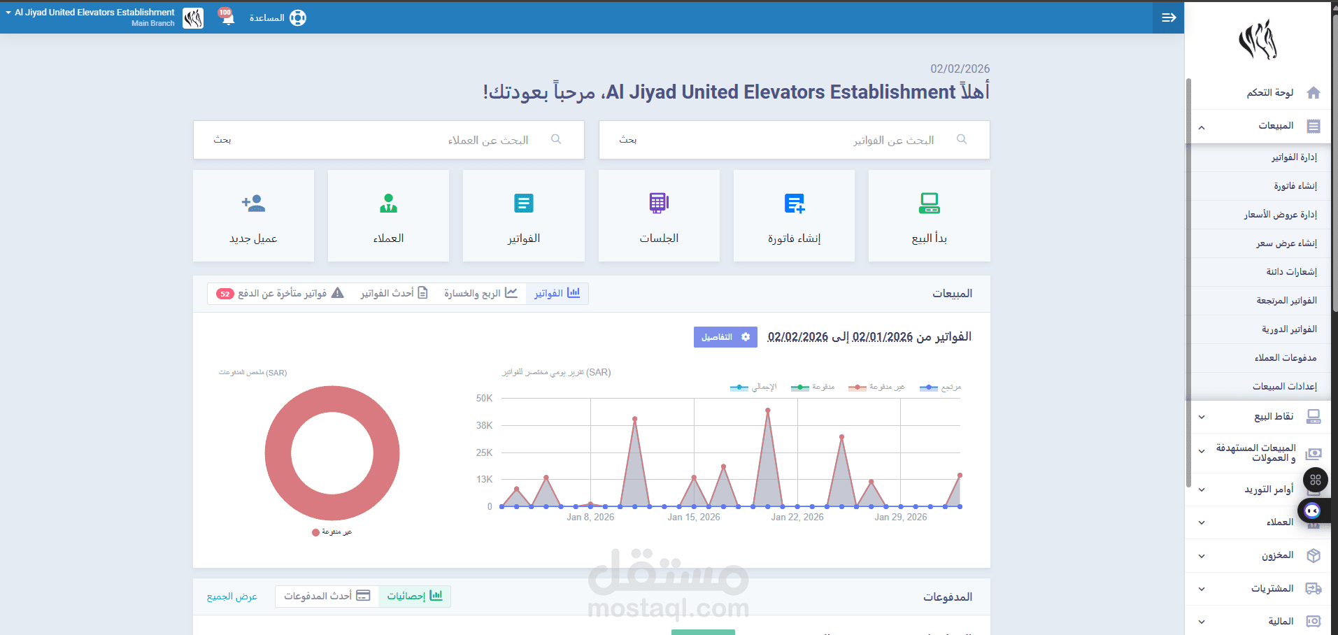 مؤسسة الجياد المتحدة للمصاعد