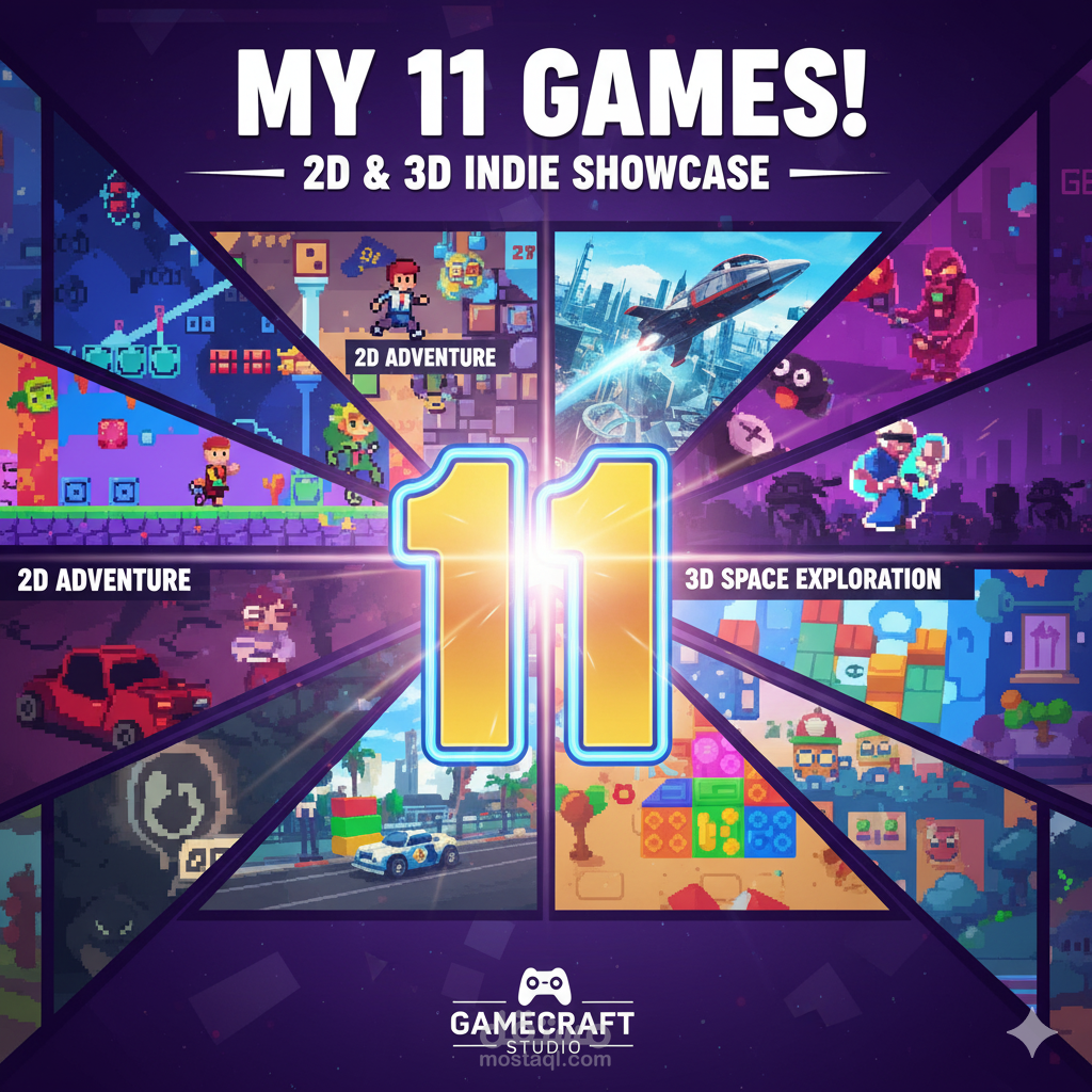 This is a video of 11 games I developed.
