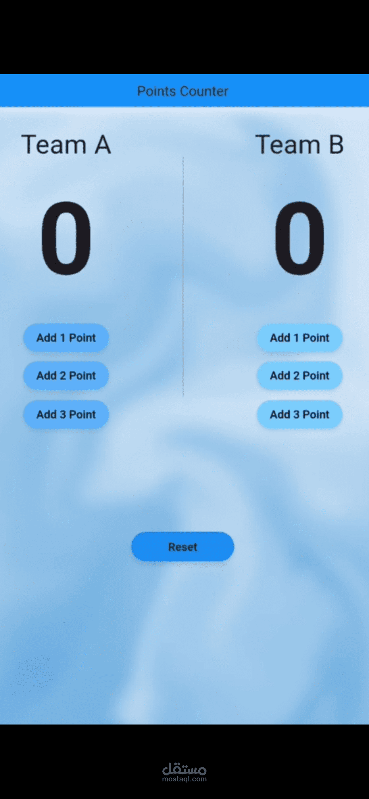 Basketball Counter App – عدّاد نقاط كرة السلة