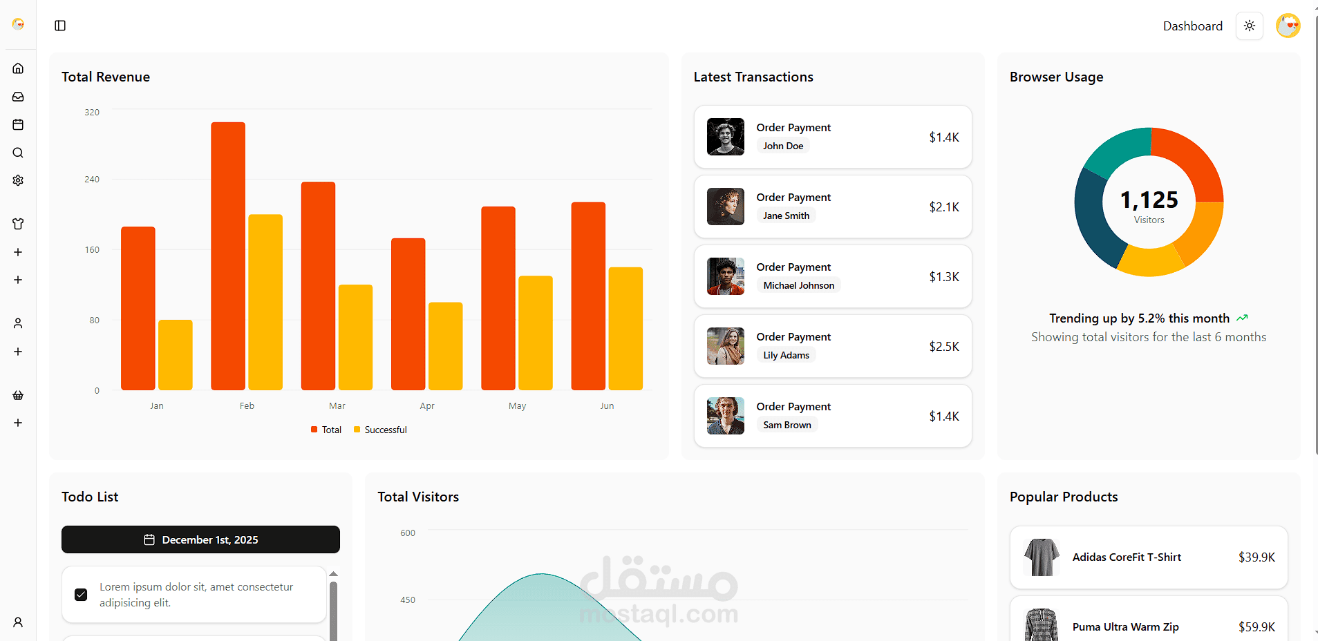 Admin Dashboard
