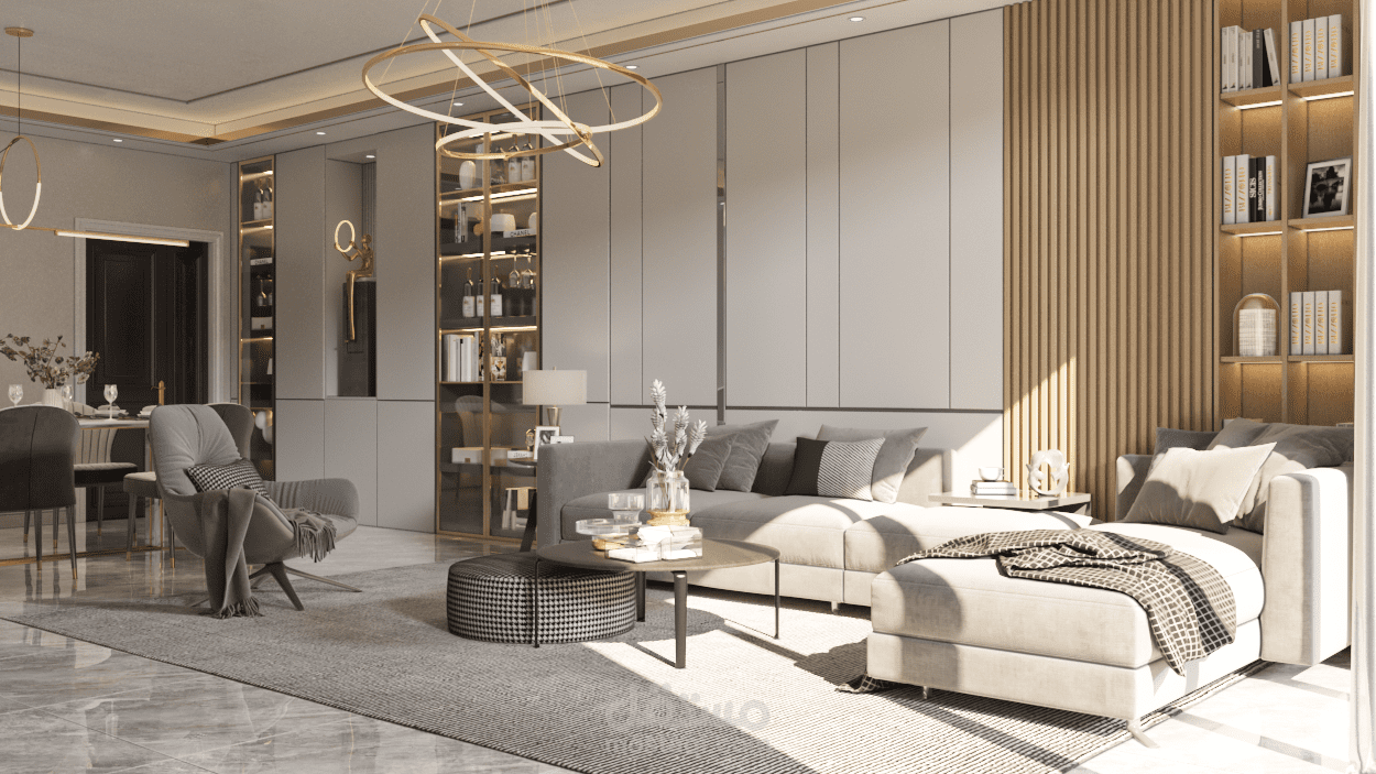 غرفة معيشة Modern Reception