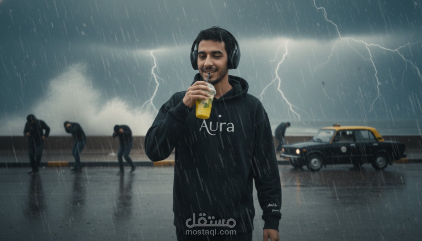 إعلان لبراند مصري بال ai