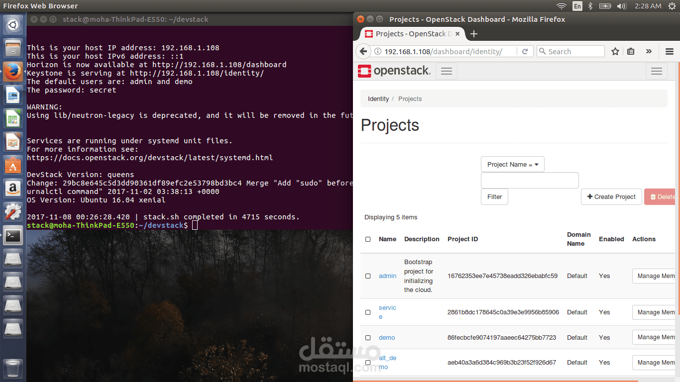 install openStack