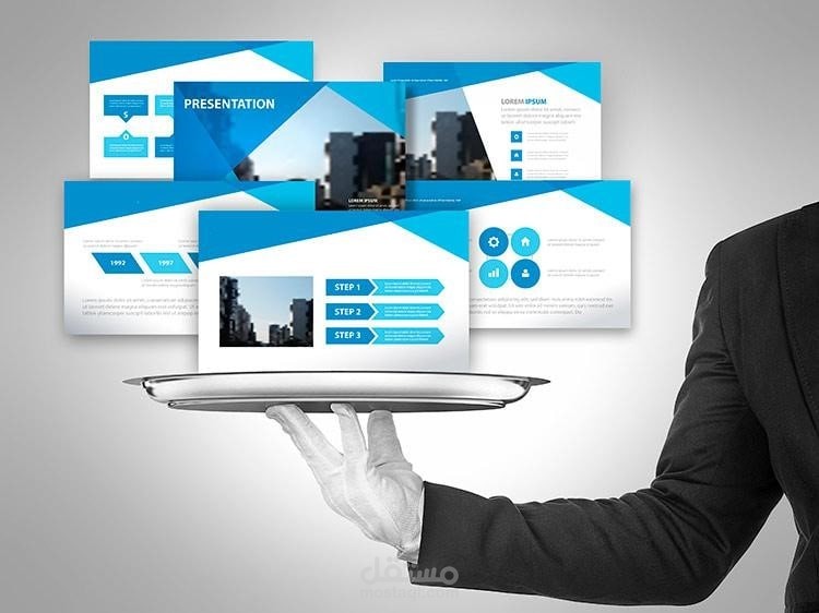 إعداد بحث أكاديمي متكامل مع عرض تقديمي احترافي (PowerPoint)